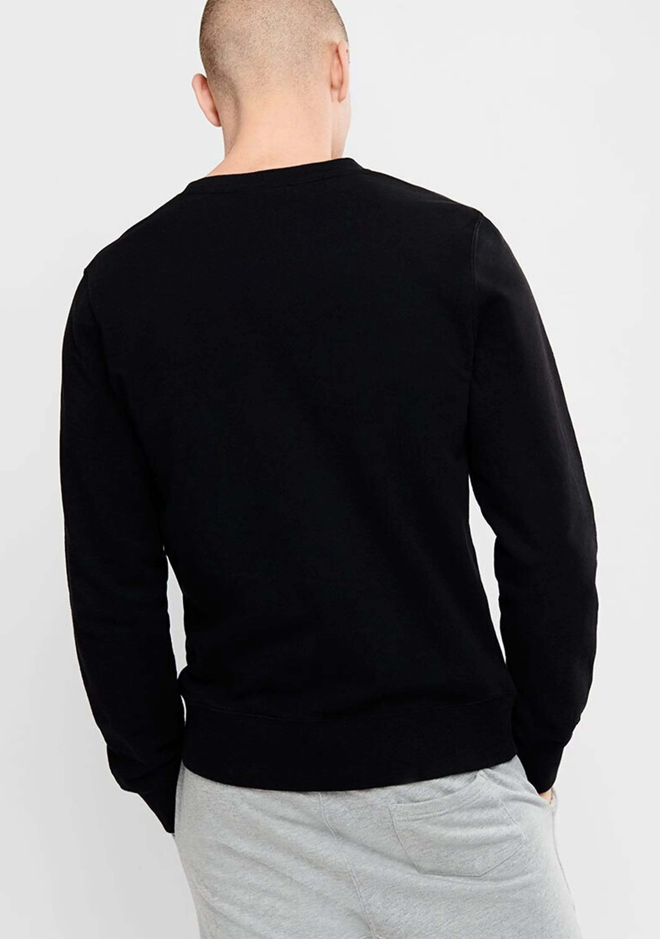 Champion Herren C Logo Crew <br> A1633H Schwarz