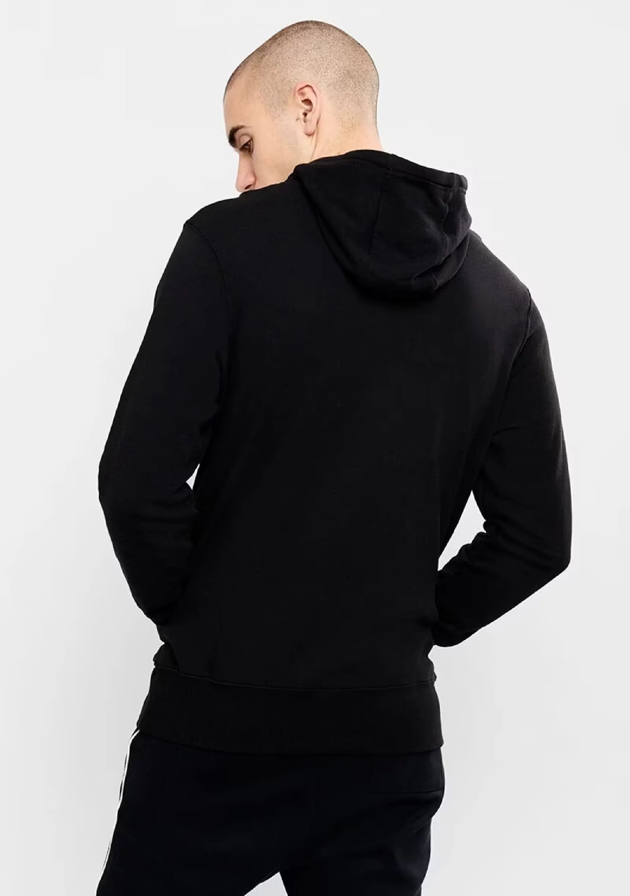 Champion Herren C Logo Hoodie <br> A1589H Schwarz