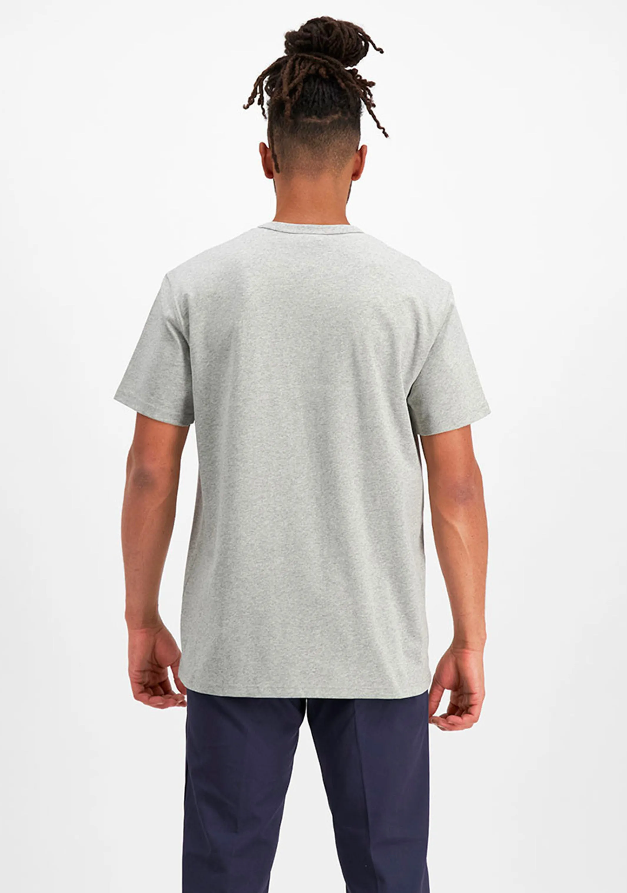 Champion Herren C Logo Kurzarm T-Shirt Grau