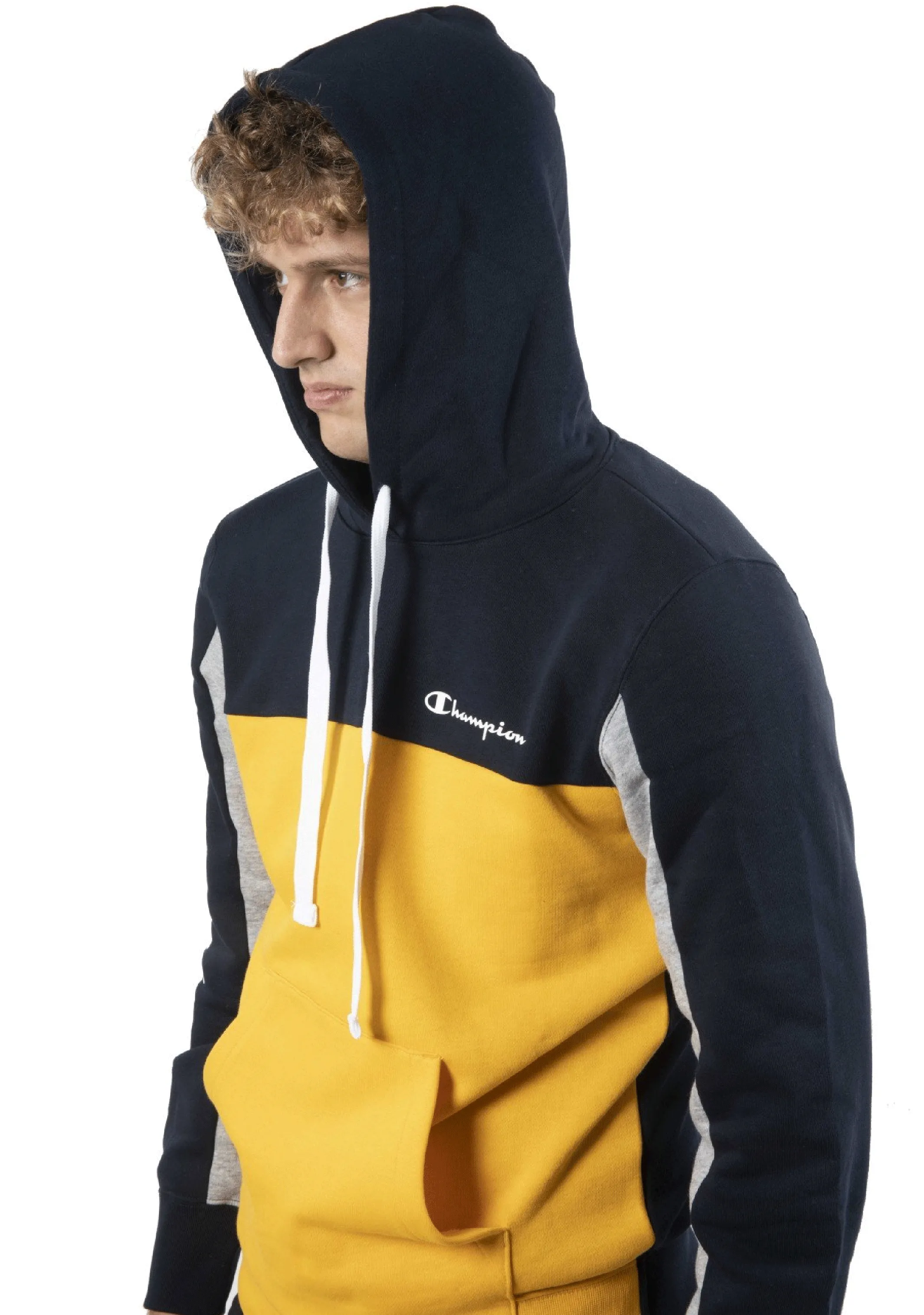 Champion Herren Colourblock Hoodie <BR> AWUAA1