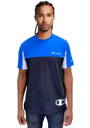 CHAMPION MENS COLOURBLOCK T-SHIRT <BR> AWU8A1