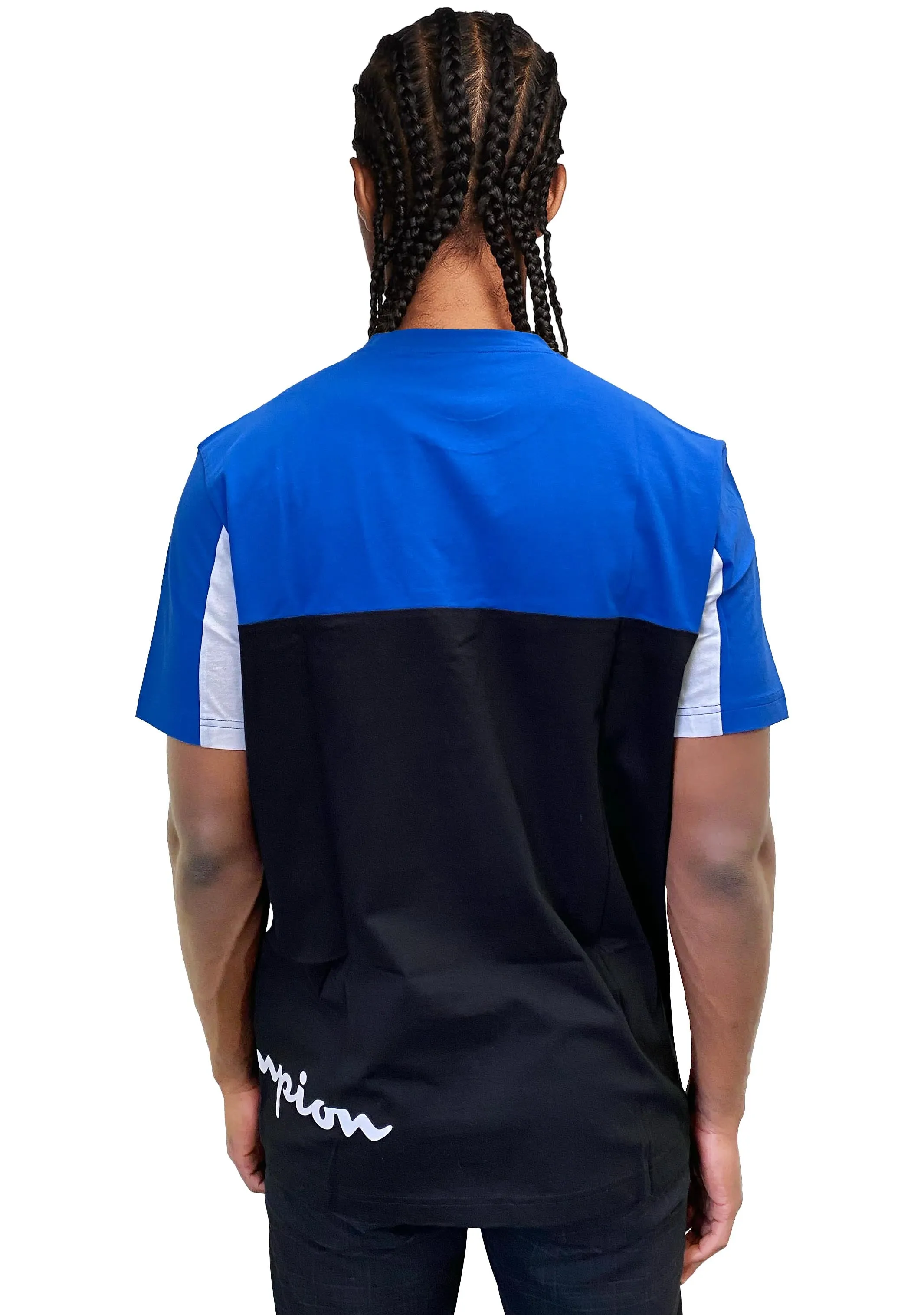 CHAMPION MENS COLOURBLOCK T-SHIRT <BR> AWU8A1