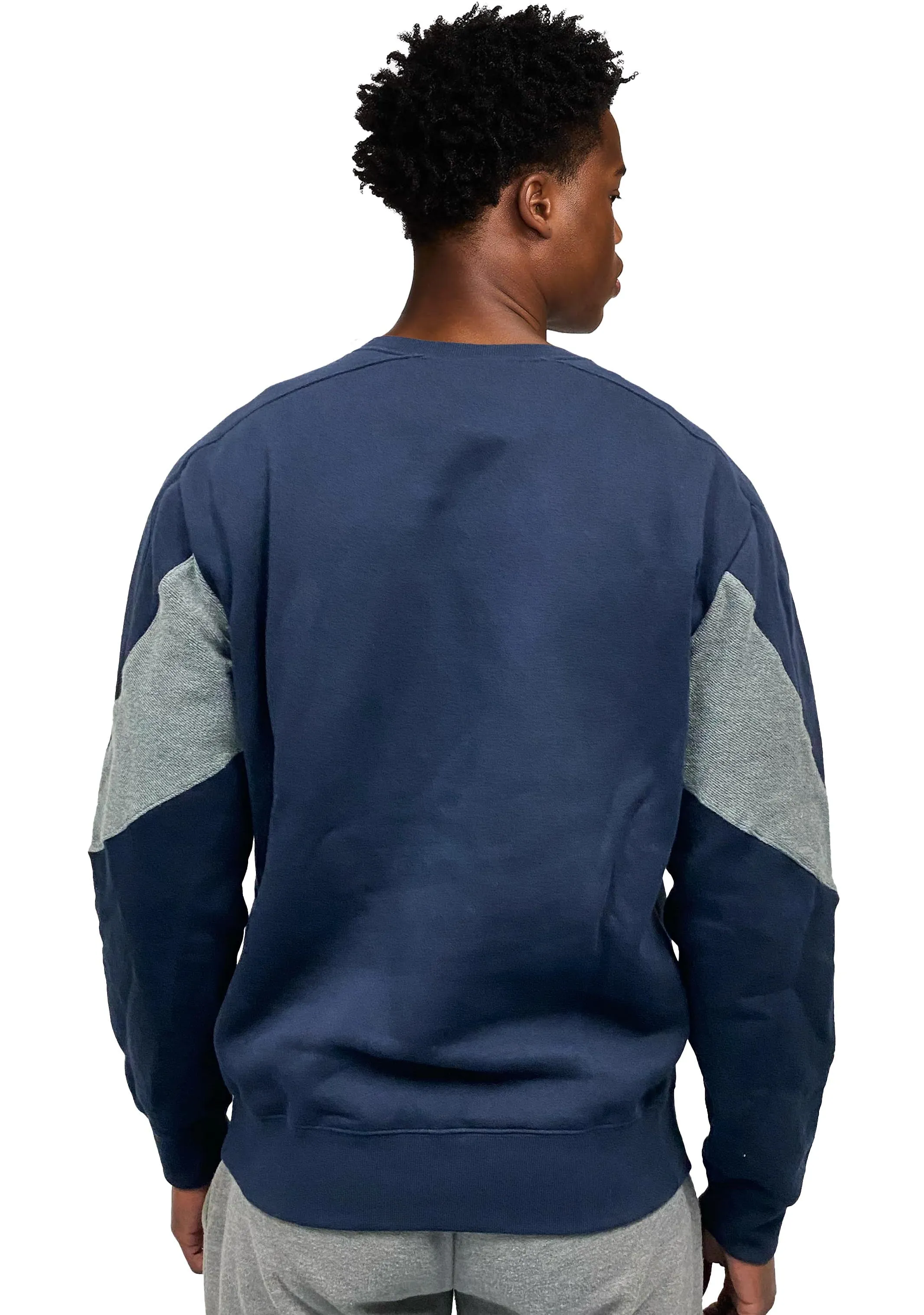 Champion Herren EU Farbblock Crew Navy <BR> AWFQA1 NVY