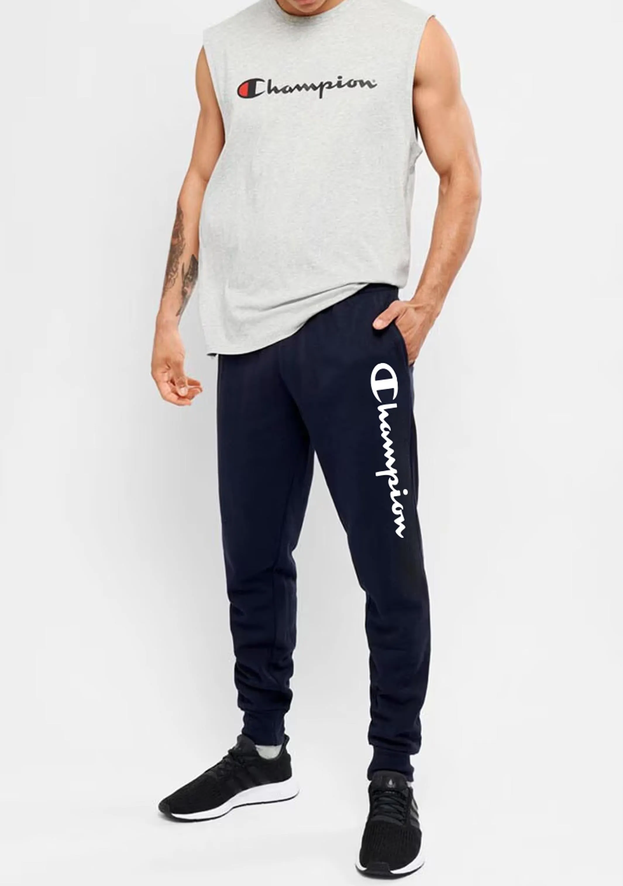 Champion Herren EU Rochester Script Jogginghosen