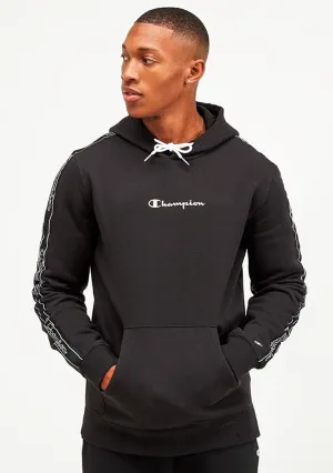 Champion Herren EU Taping Hoodie <BR> AW9XA1 BLK SCHWARZ