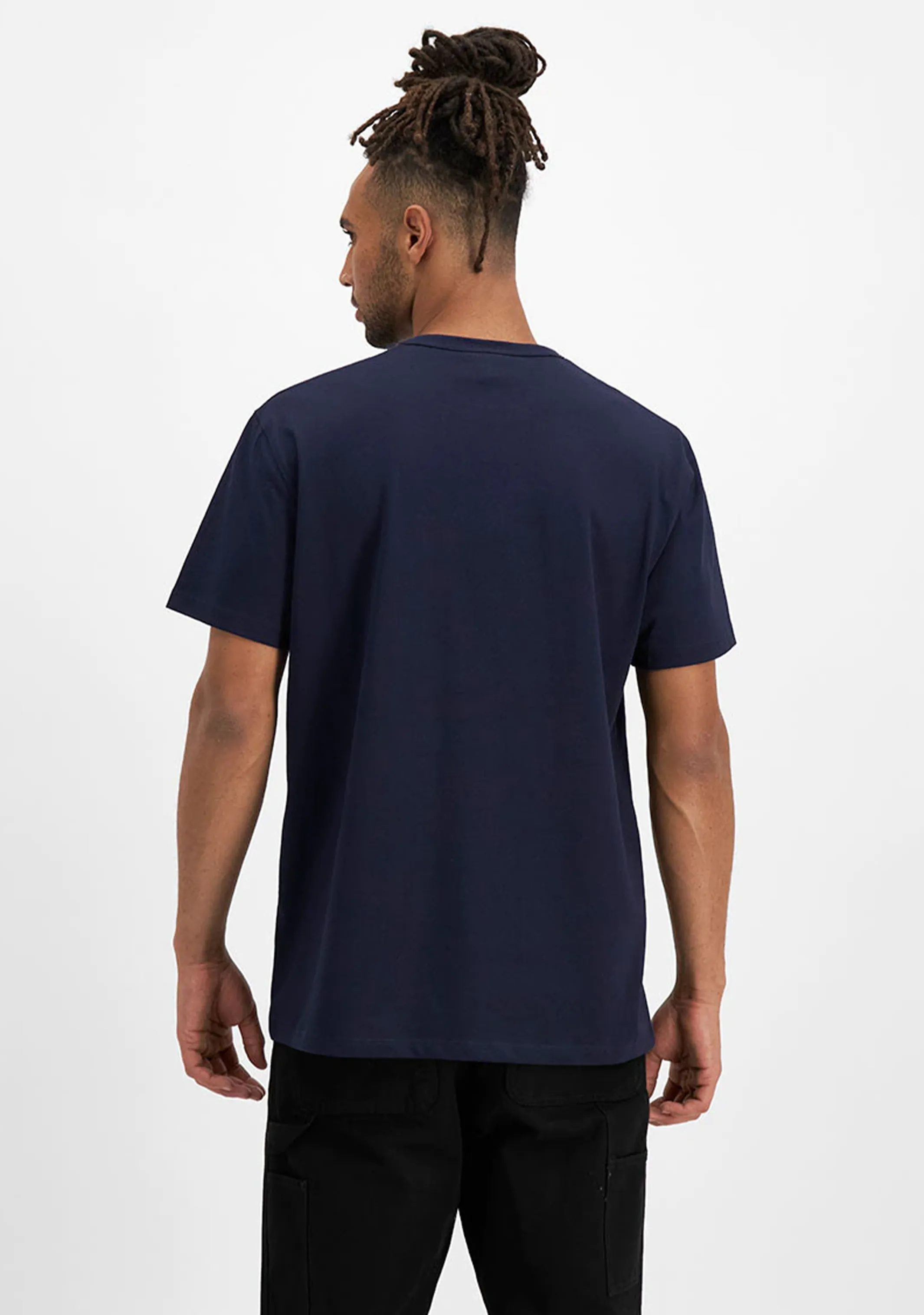 Champion Herren Florett Logo T-Shirt Marineblau