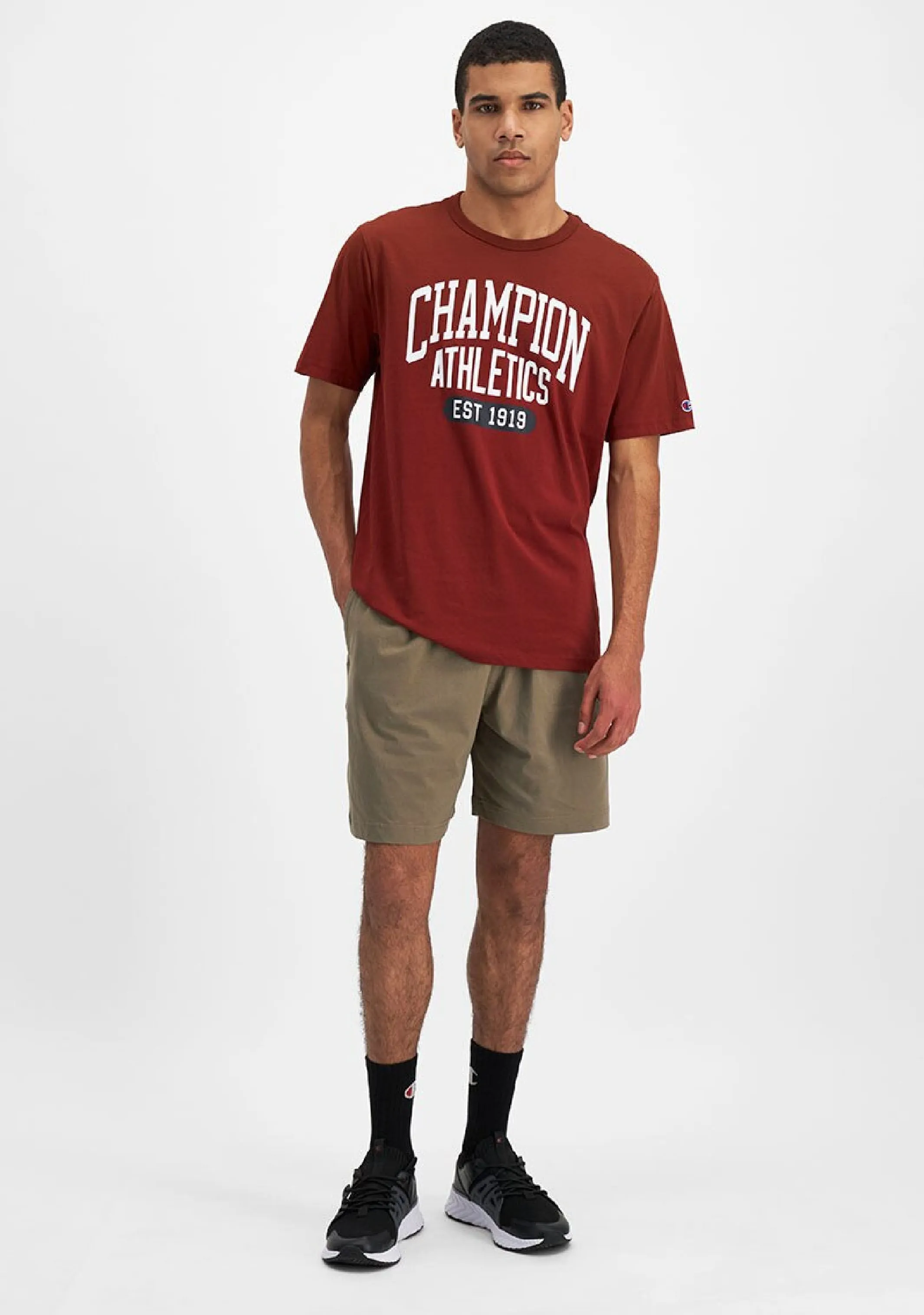 Champion Herren T-Shirt mit Grafikdruck