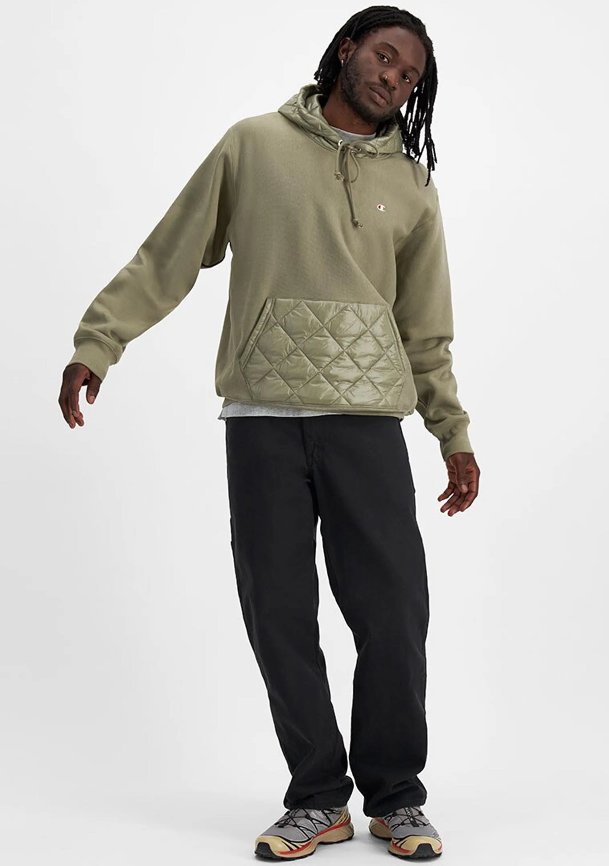 Champion Herren Lifestyle Steppkapuzenpullover LAN