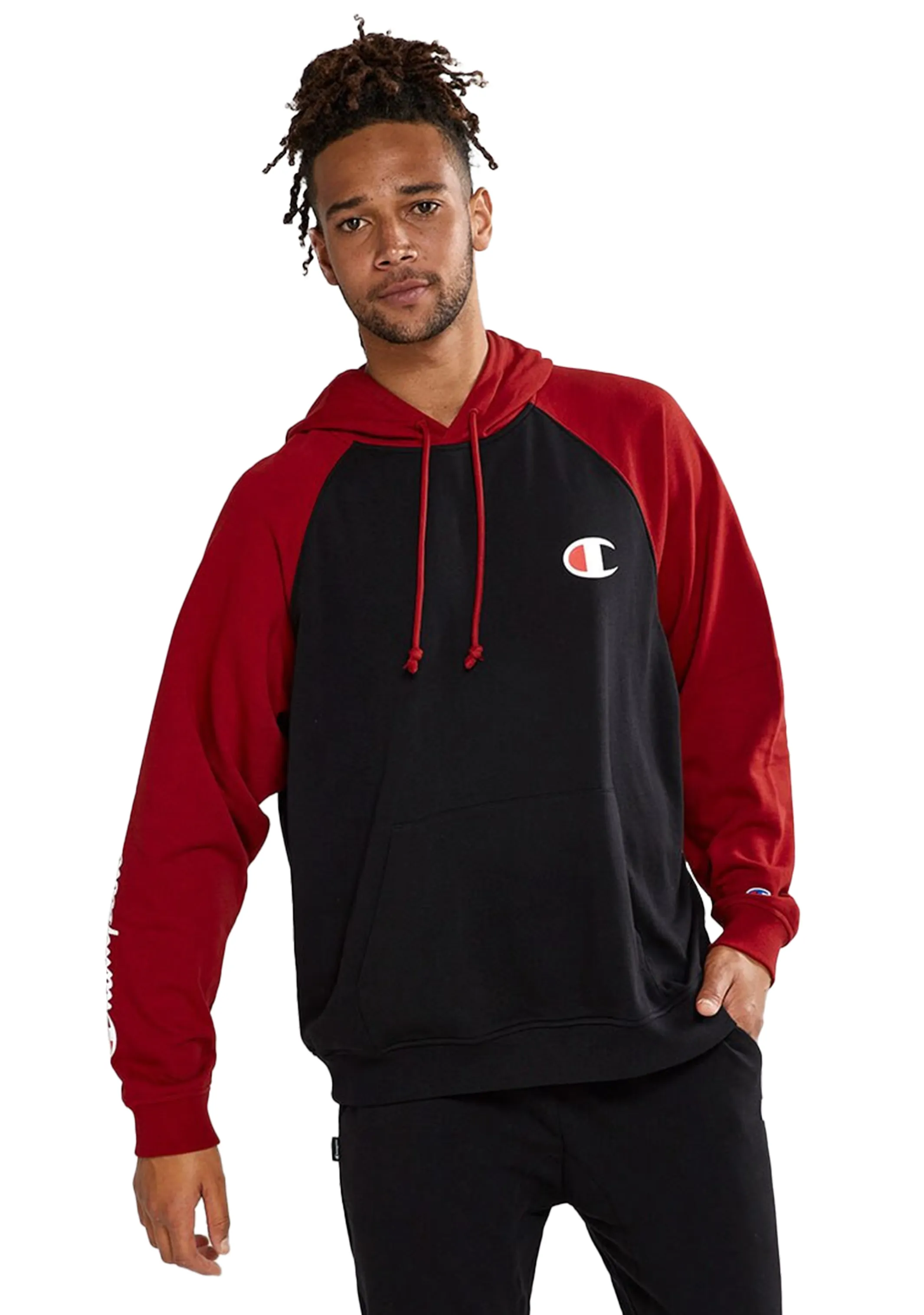 Champion Herren Leichtgewicht Terry Colour Block Hoodie <br> AW44N 27P