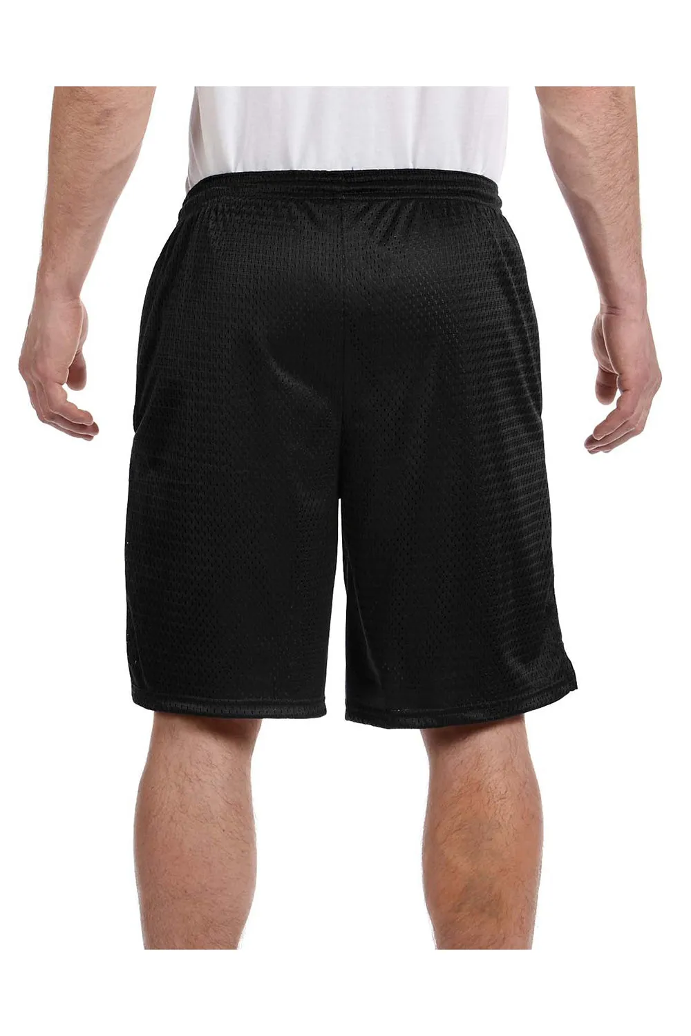 Champion Herren Mesh Shorts mit Taschen - Schwarz