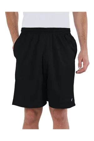 Champion Herren Mesh Shorts mit Taschen - Schwarz
