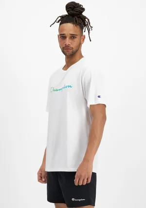 Champion Herren Ombre Logo Script T-Shirt