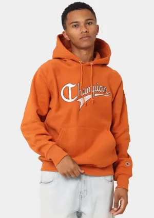 Champion Herren Reverse Weave College-Schreibschrift Kapuzenpullover <br> AUVLN LAJ