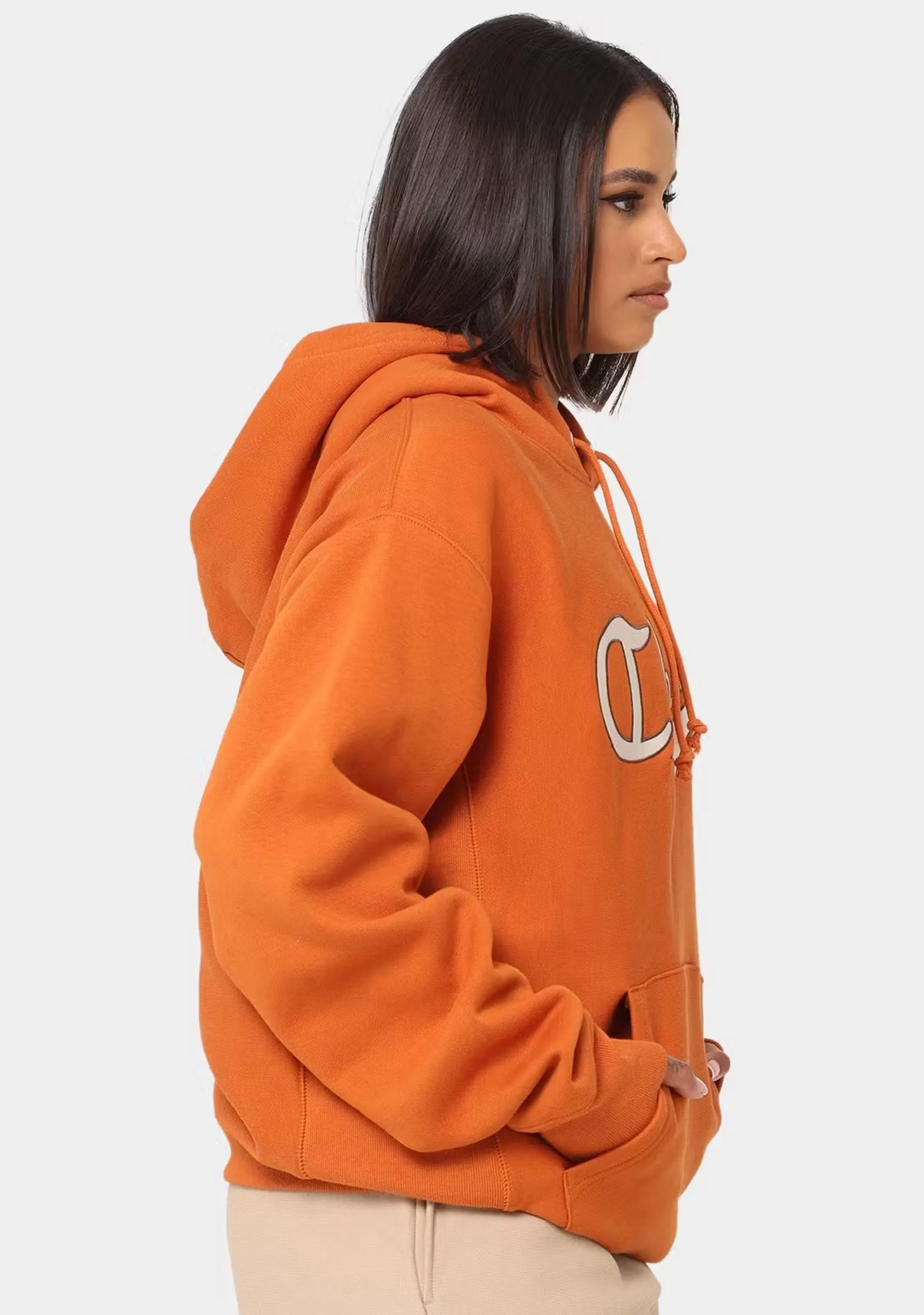 Champion Herren Reverse Weave College-Schreibschrift Kapuzenpullover <br> AUVLN LAJ