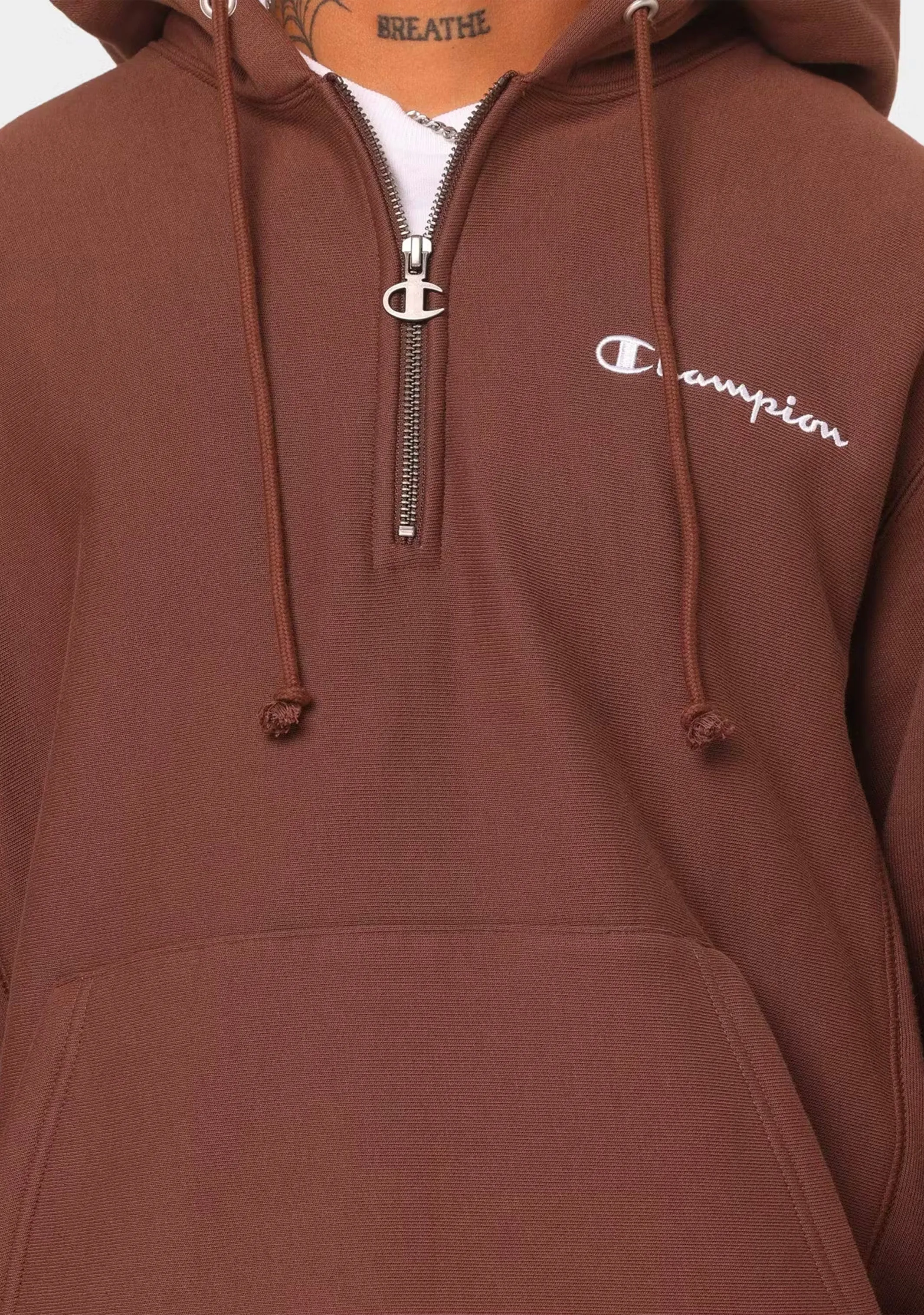 Champion Herren Reverse Weave Viertelreißverschluss Hoodie