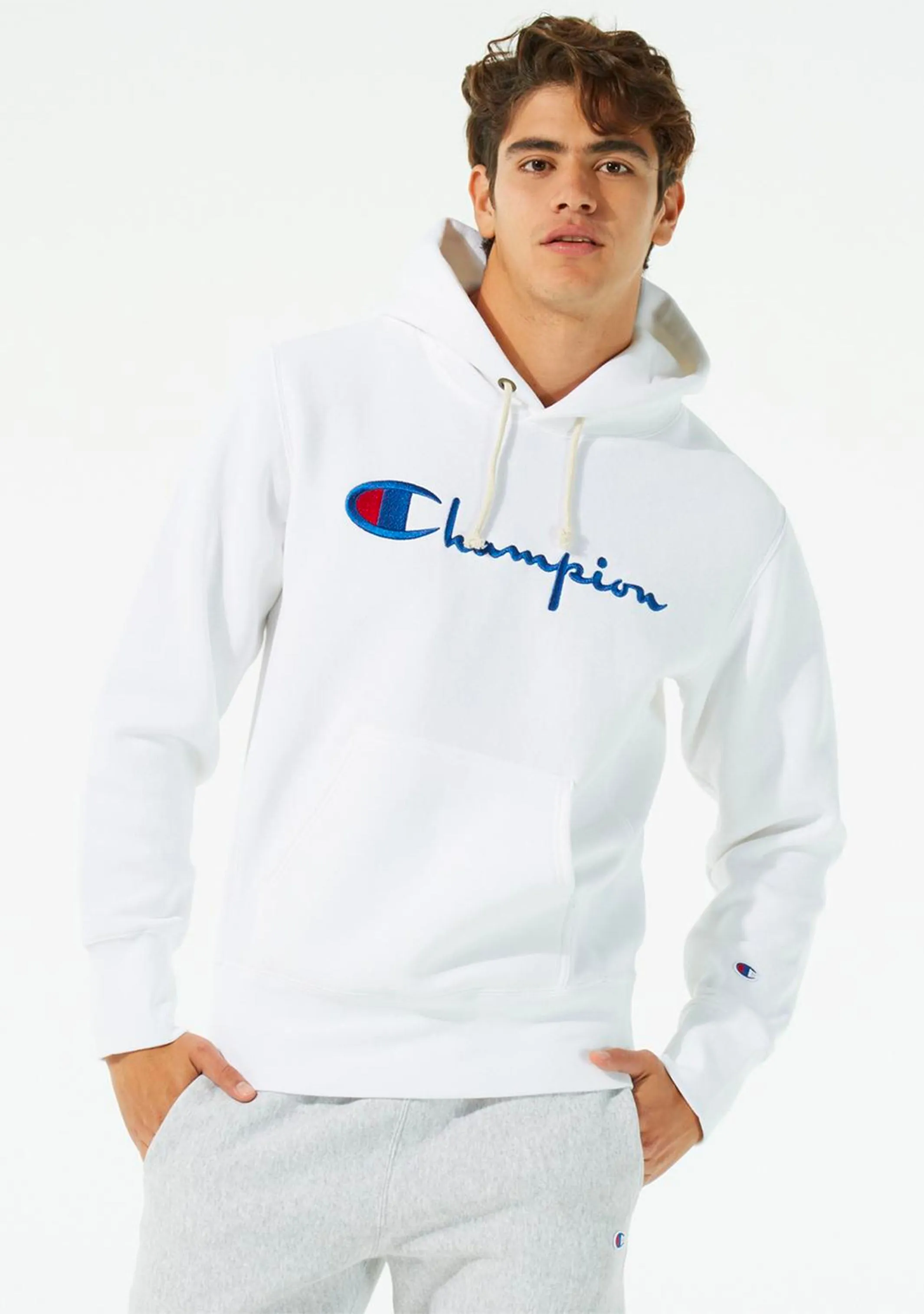 Champion Herren Reverse Weave Script Hoodie