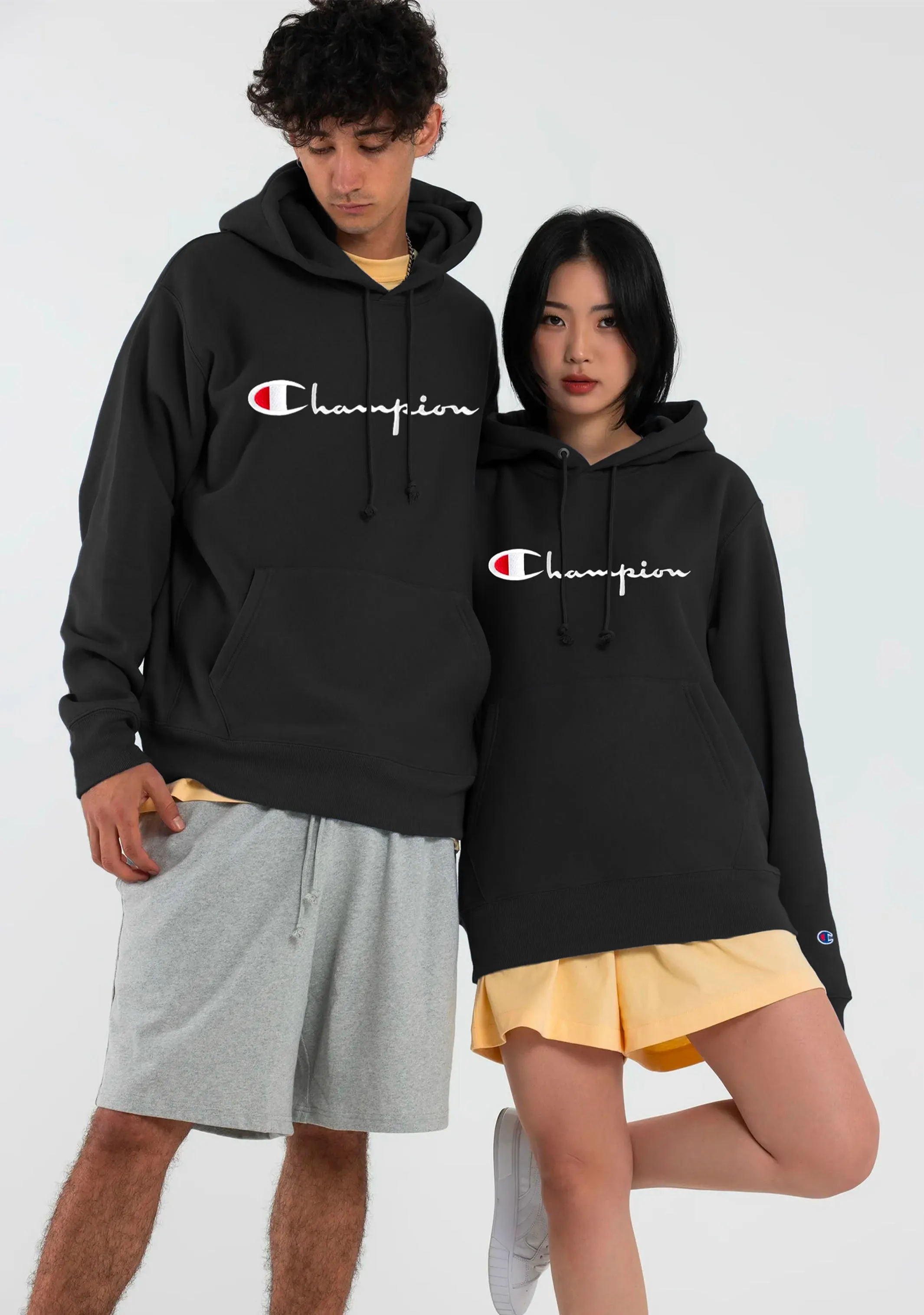 Champion Herren Reverse Weave Script Hoodie