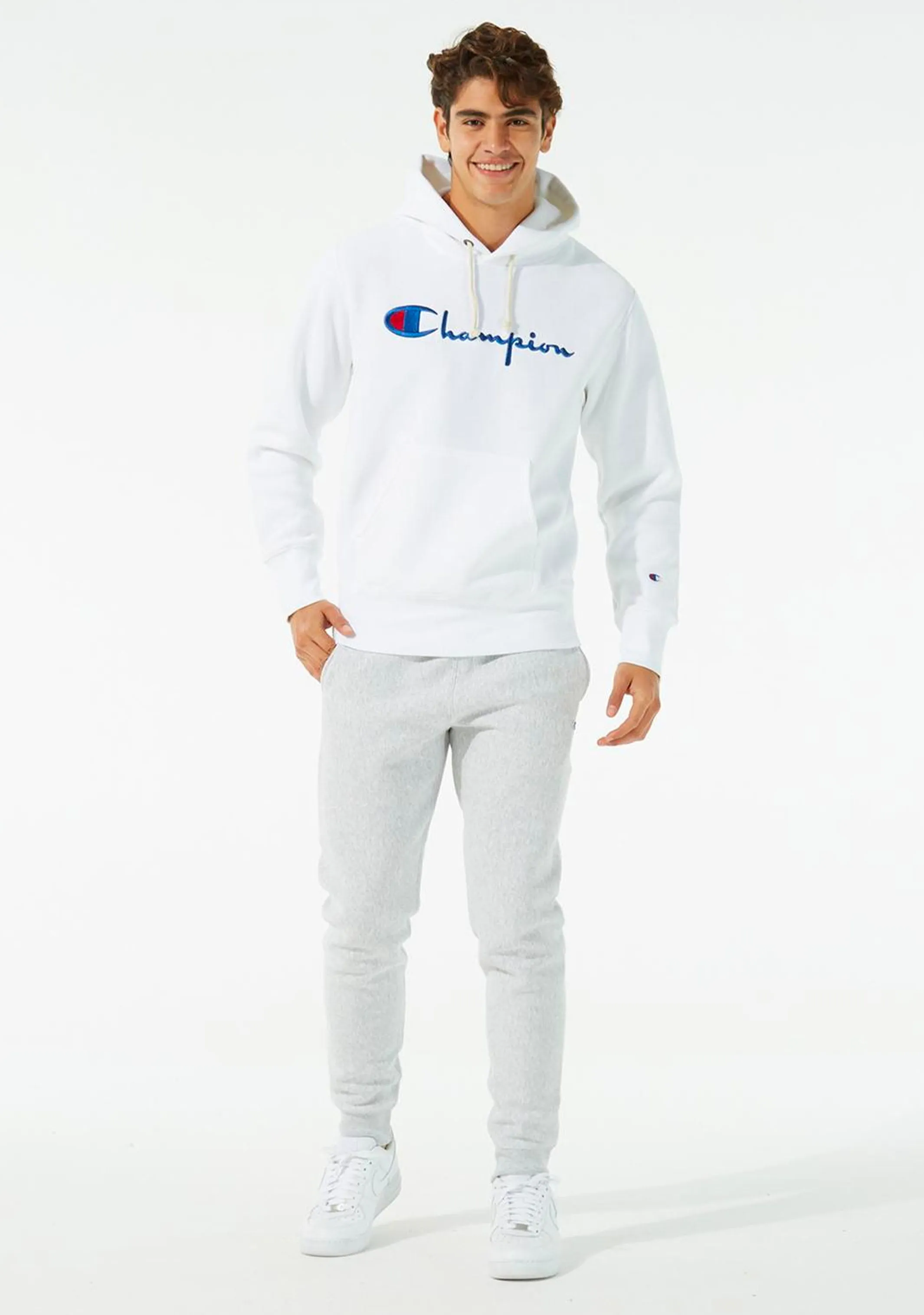 Champion Herren Reverse Weave Script Hoodie