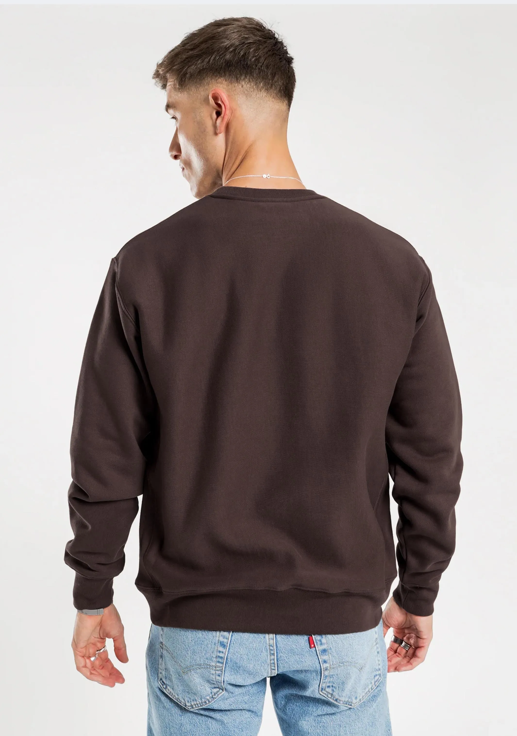 Champion Men's Script Crew Braun