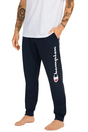 CHAMPION MÄNNER SCRIPT MANSHETTEN NAVY JOGGINGHOSE