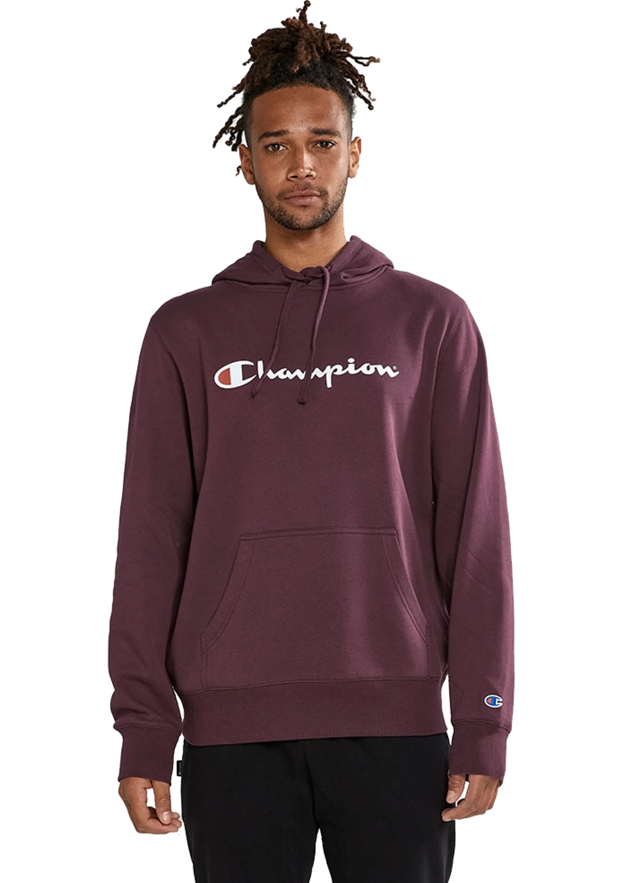 Champion Herren Script Hoodie <br> AY79N FAO