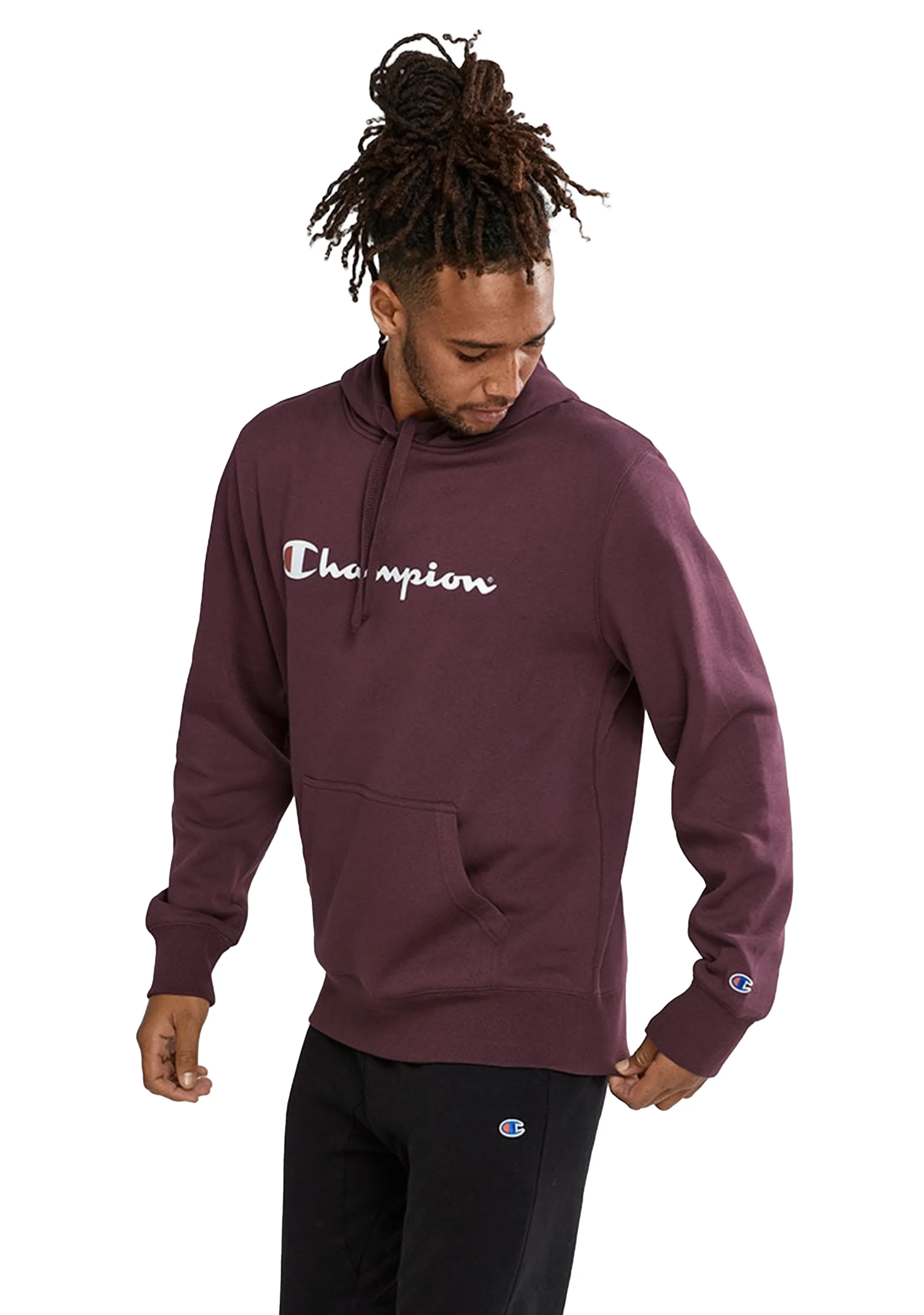 Champion Herren Script Hoodie <br> AY79N FAO