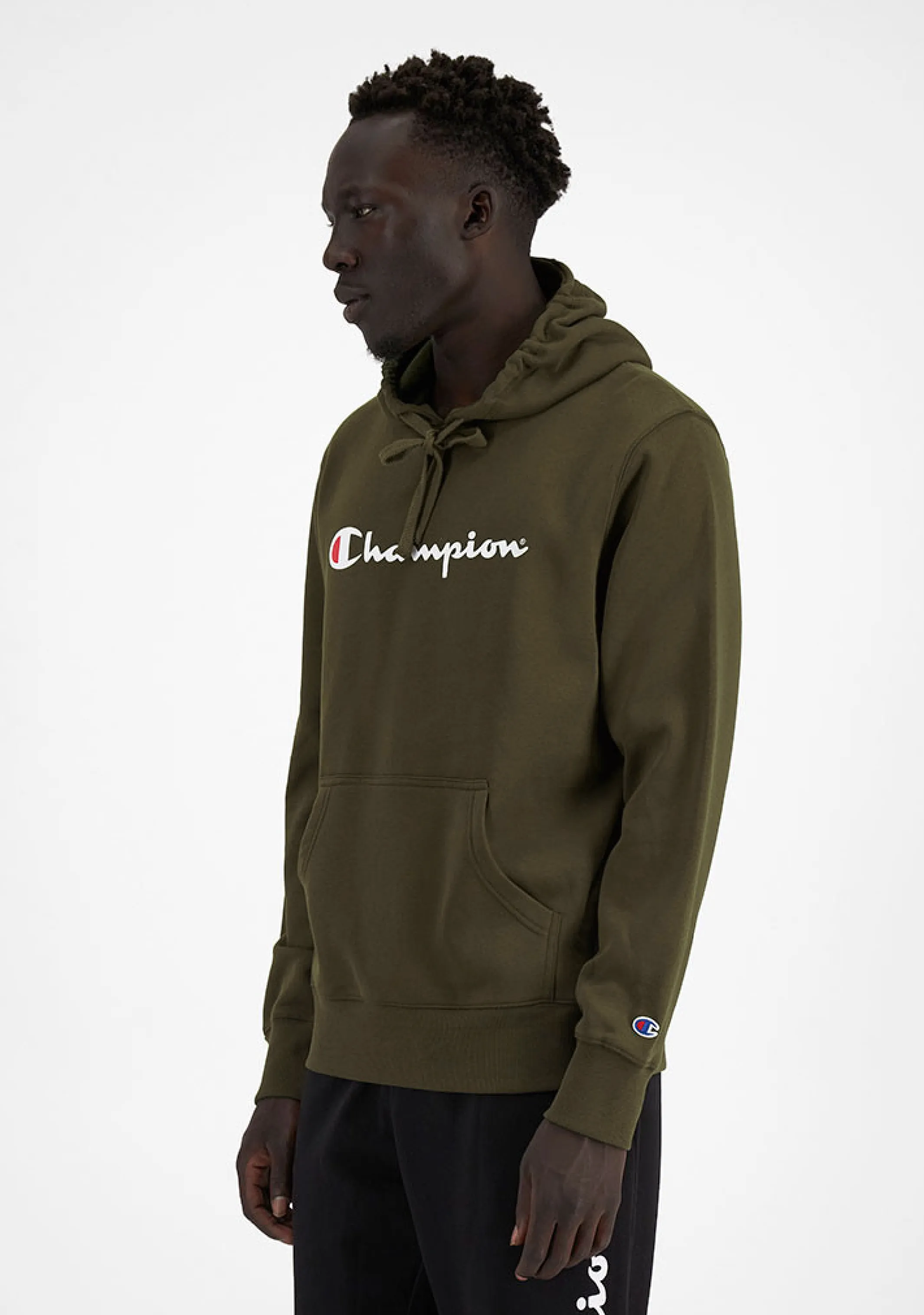 Champion Herren Script Hoodie <br> AY79N FTR