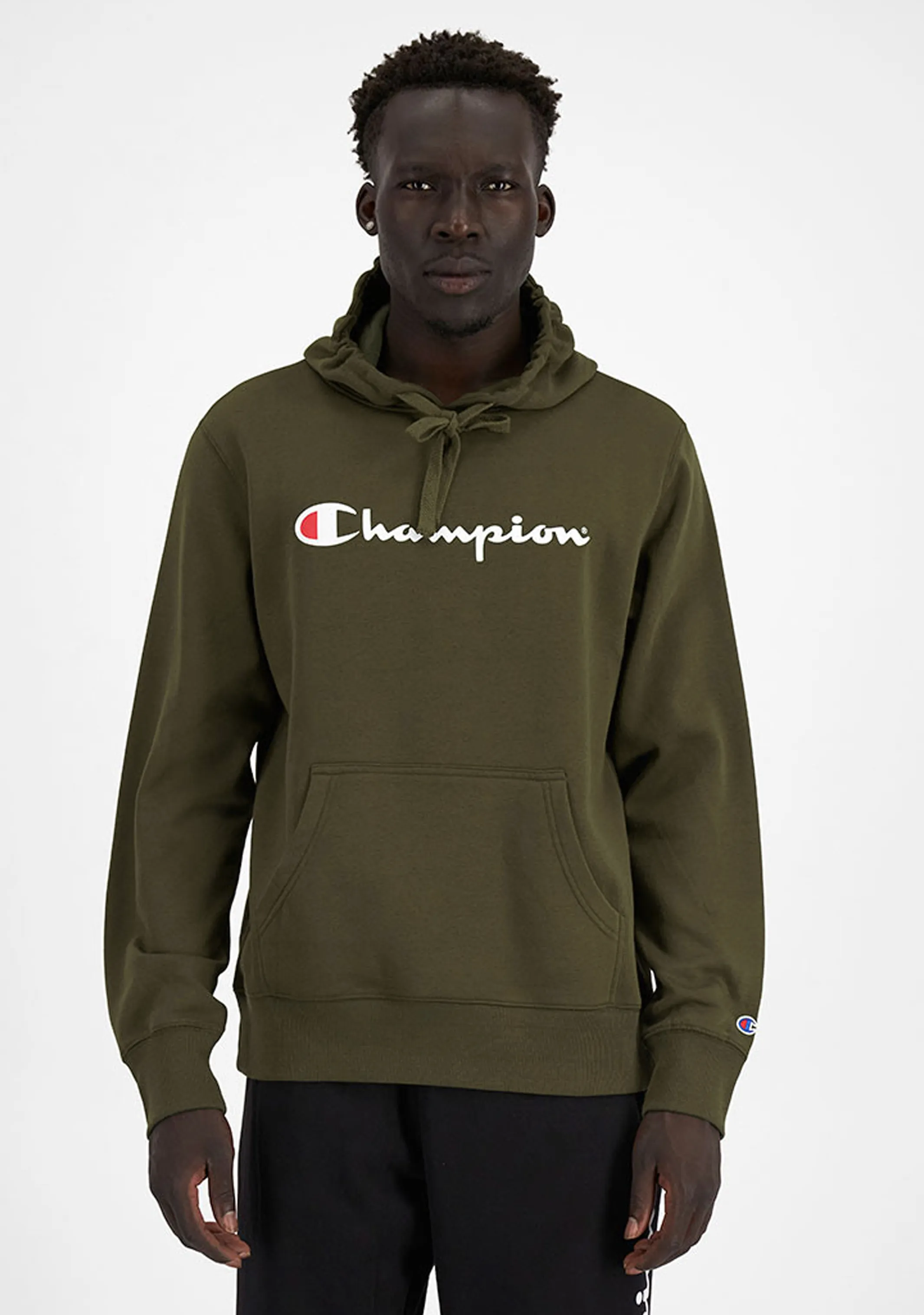 Champion Herren Script Hoodie <br> AY79N FTR