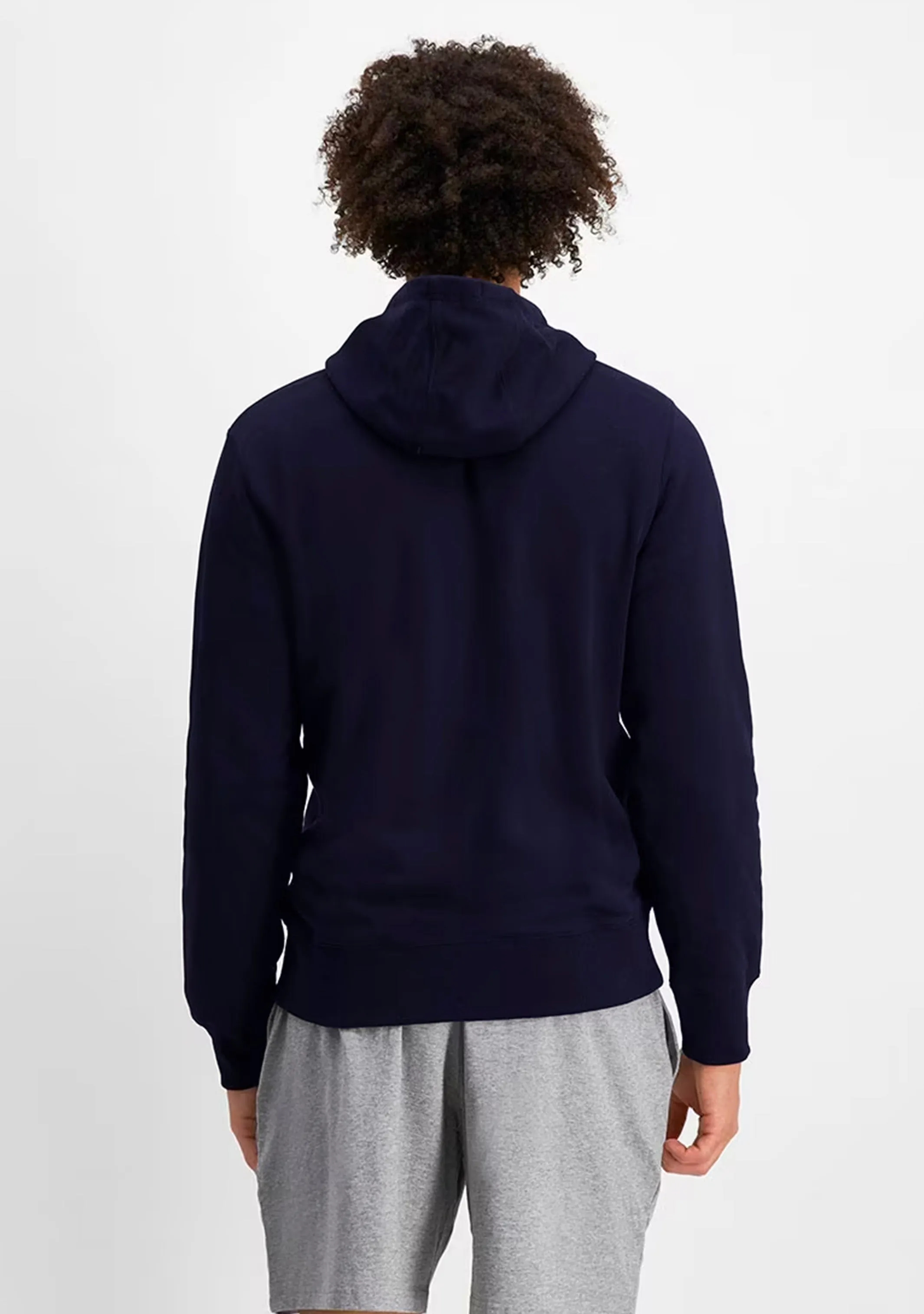 Champion Herren Script Hoodie Navy