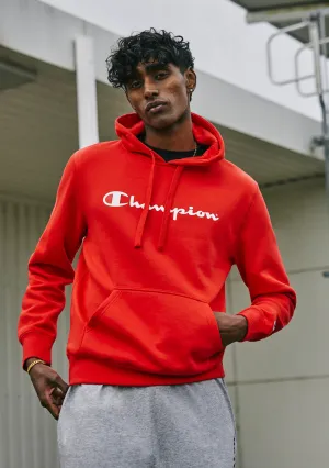 Champion Herren Script Logo Hoodie <br> AY79N GJR
