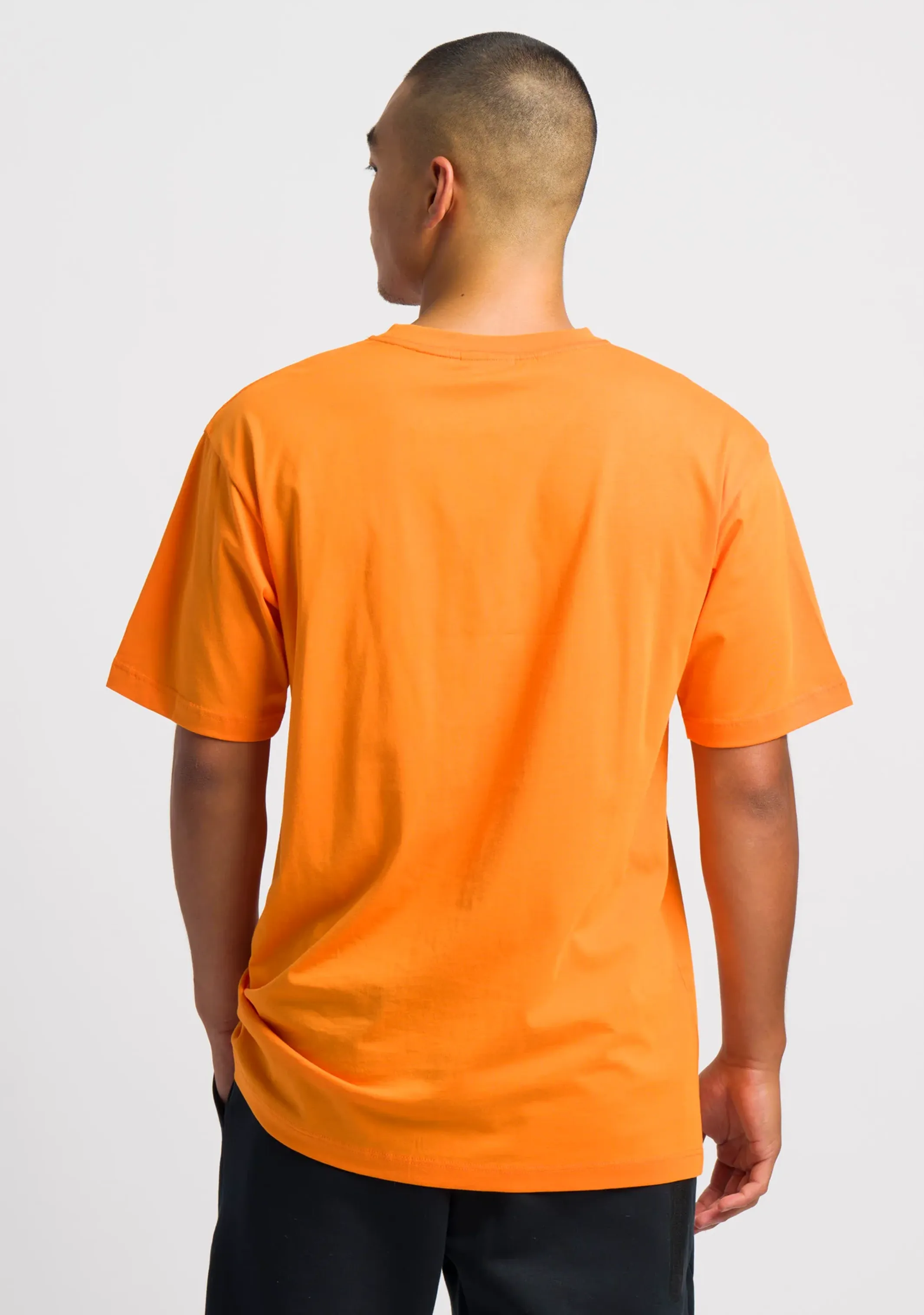 Champion Männer Script Logo Kurzarm T-Shirt Gelb