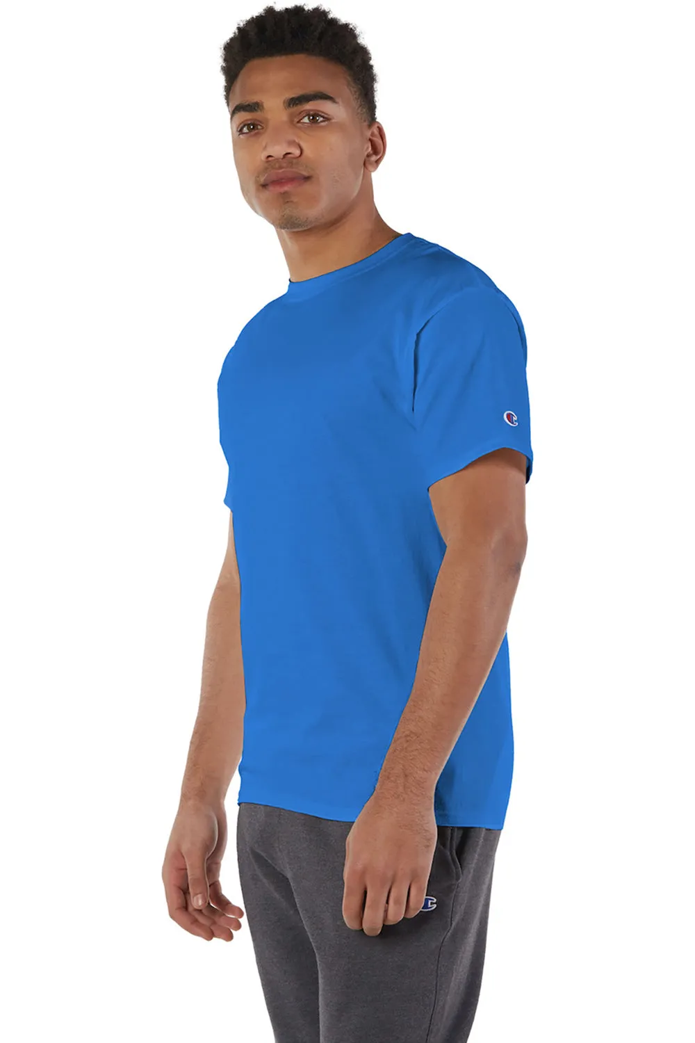 Champion Herren Kurzarm Rundhals T-Shirt - Königsblau - Ausverkauf