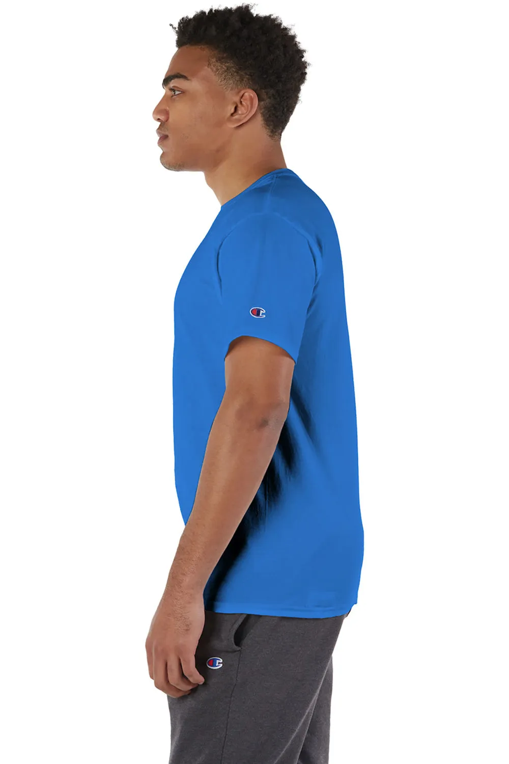 Champion Herren Kurzarm Rundhals T-Shirt - Königsblau - Ausverkauf