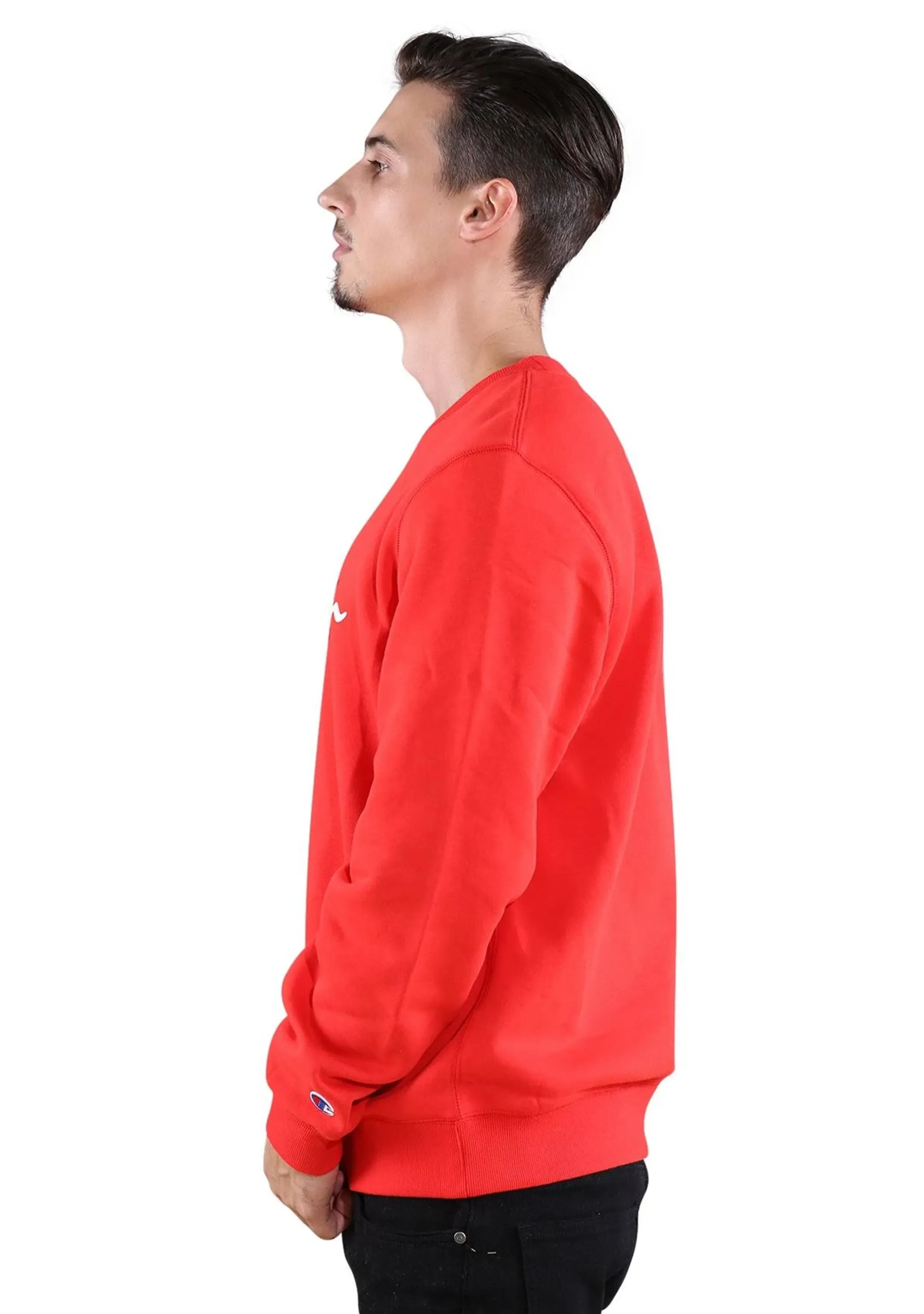 Champion Herren Sportliches Grafik Crew-Shirt
