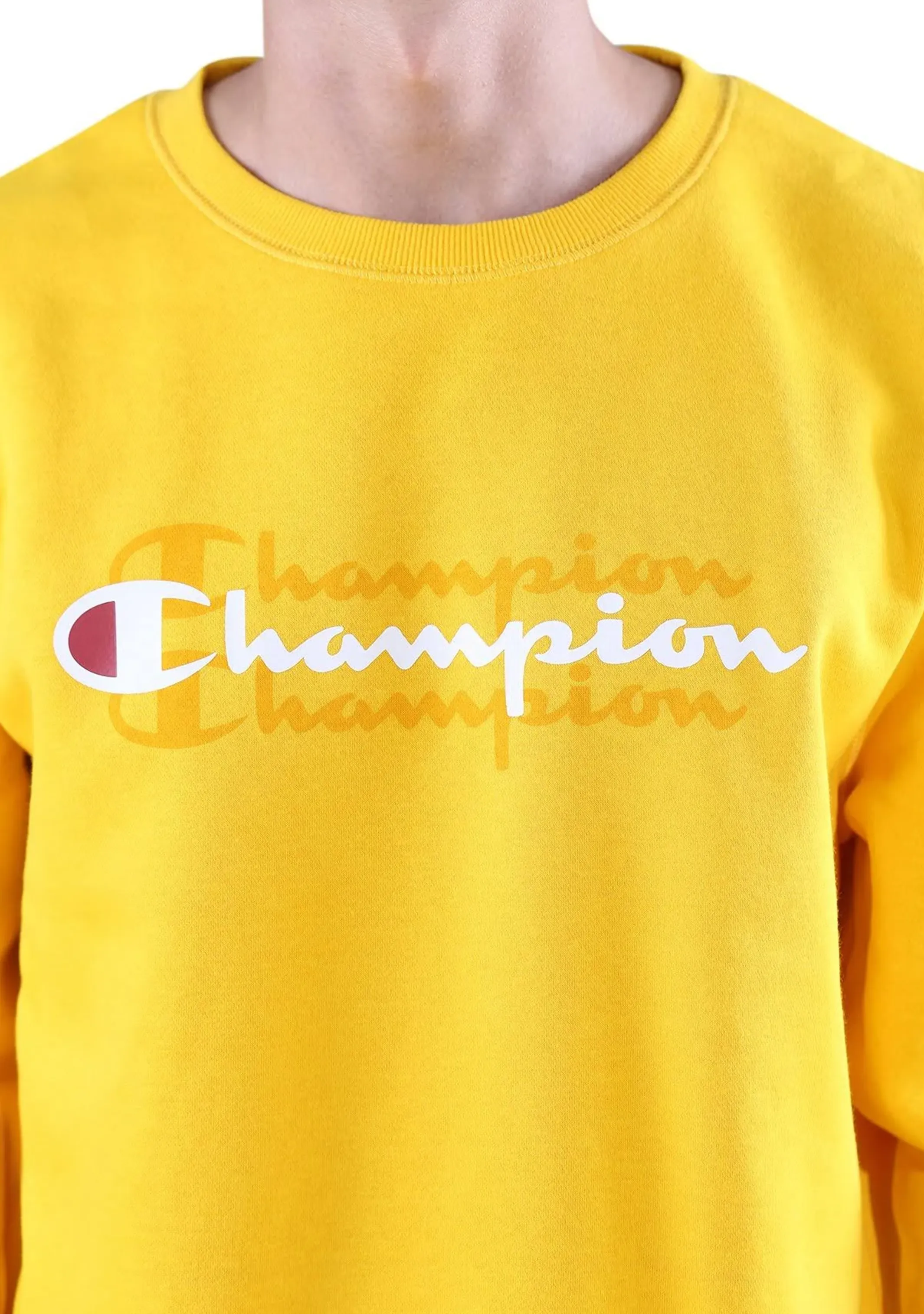 Champion Herren Sportliches Grafik Crew-Shirt