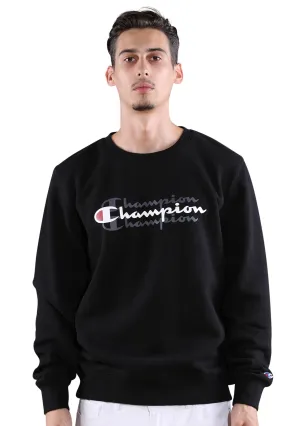Champion Herren Sportliches Grafik Crew-Shirt