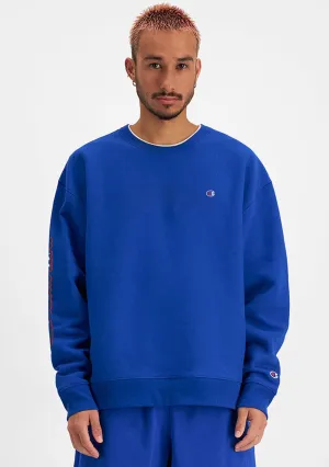 Champion Herren Sportliches Grafik-Print Crewneck <BR> AVUTN 6B1