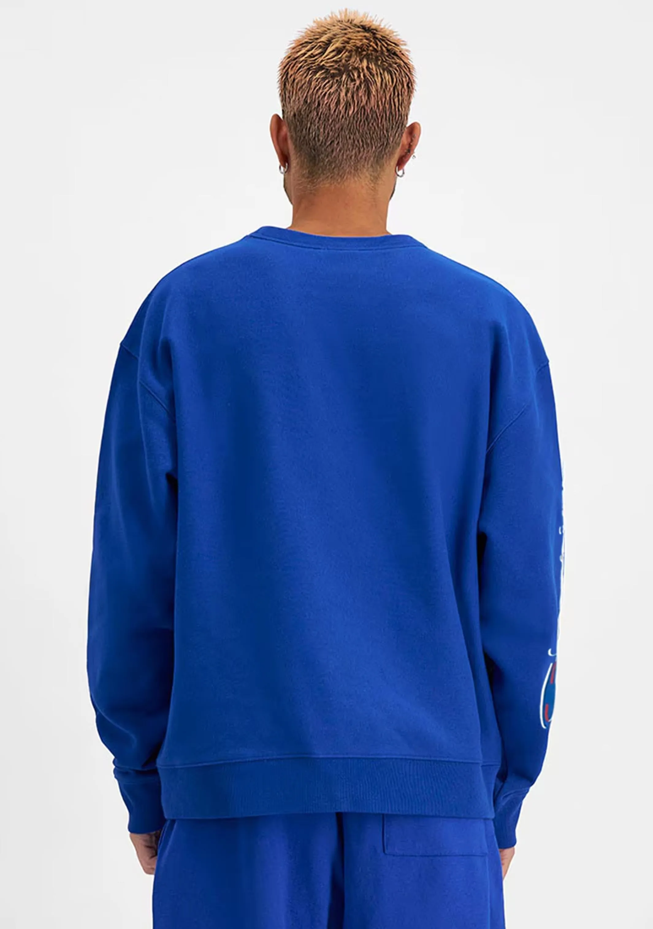 Champion Herren Sportliches Grafik-Print Crewneck <BR> AVUTN 6B1