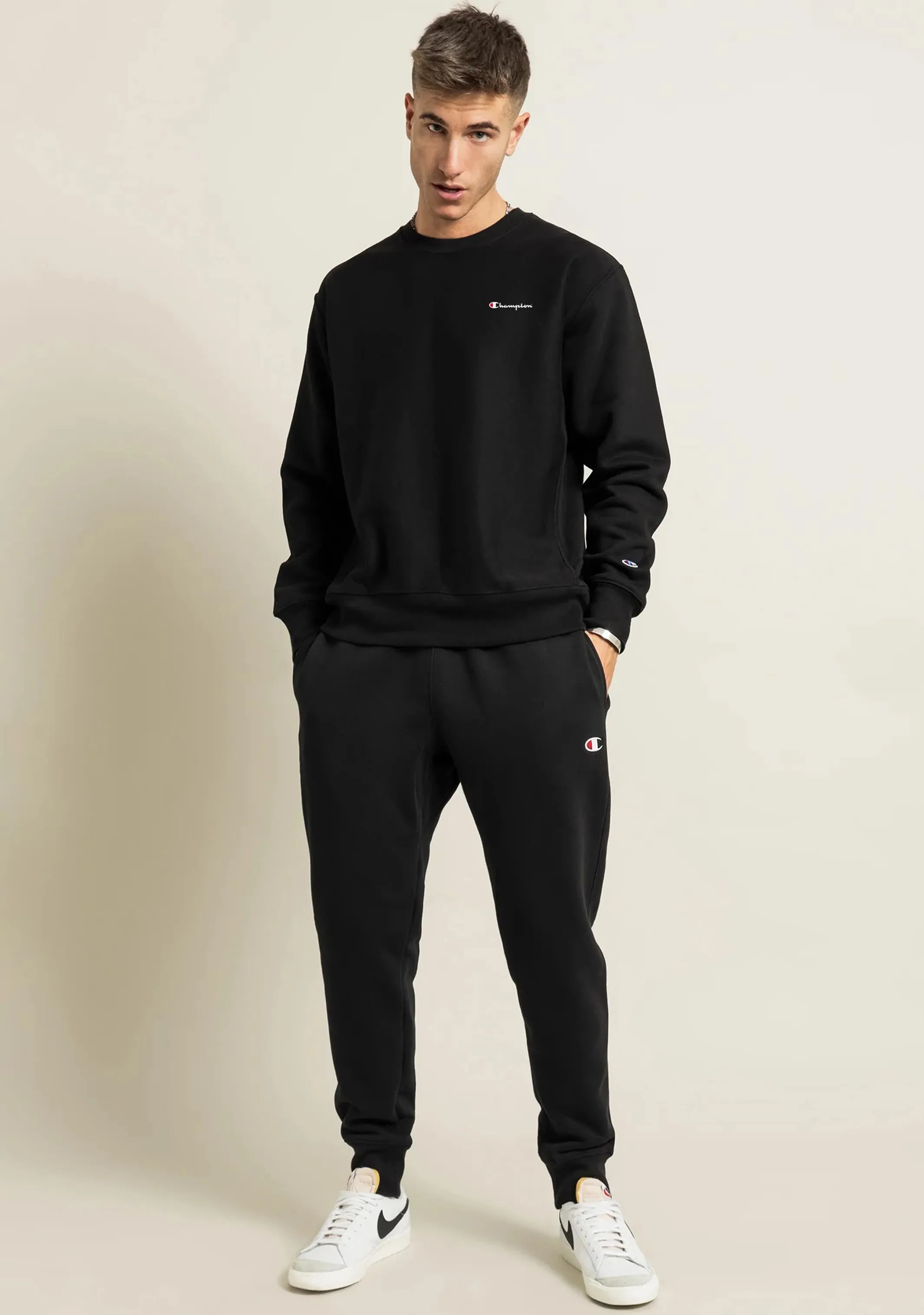 Champion Herren Sportliches Grafik-Print Crew <BR> AVUTN 9B7
