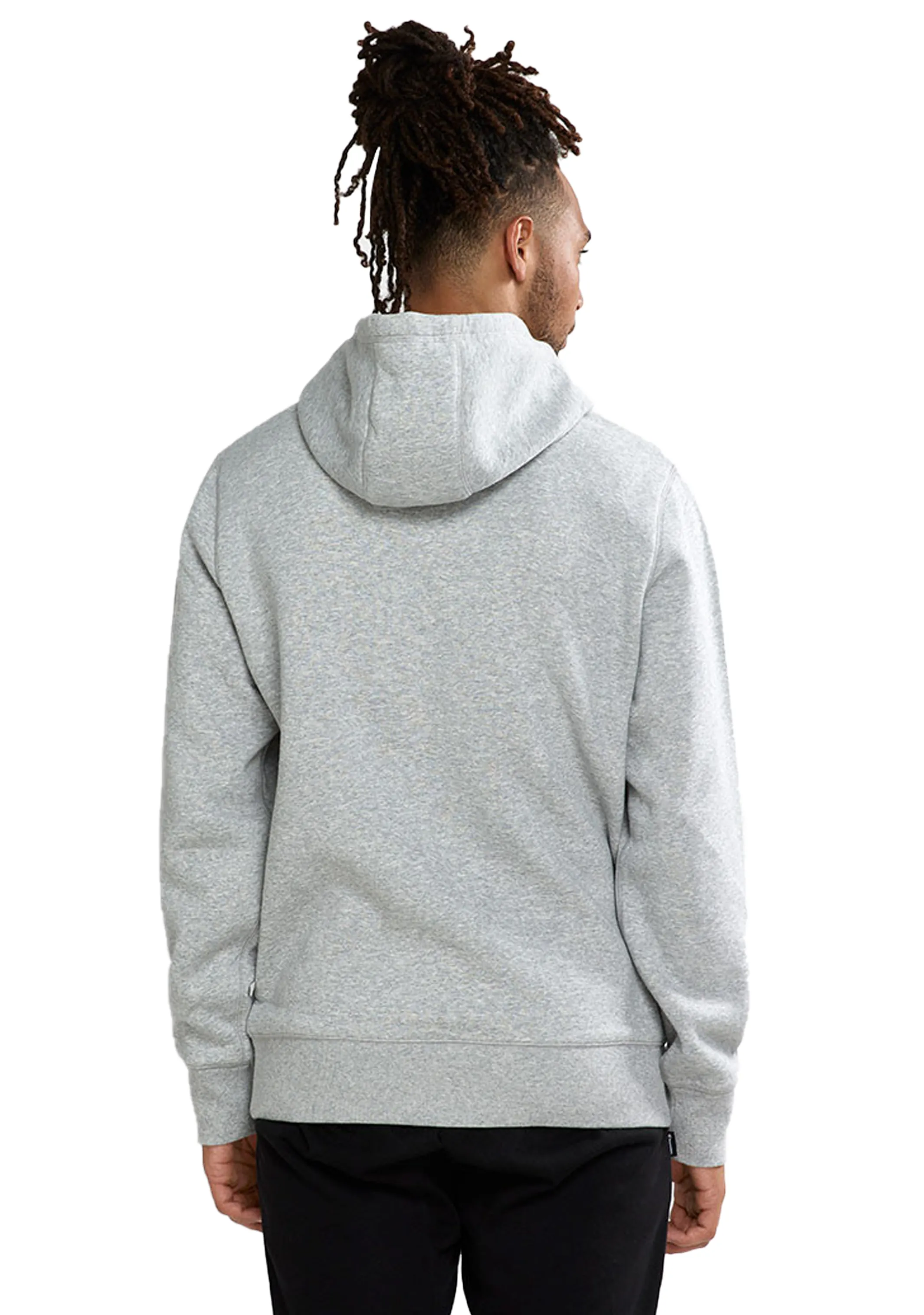 Champion Herren Sportliches Grafikdruck Hoodie Oxford Grau <br> AXWPN 6Y4