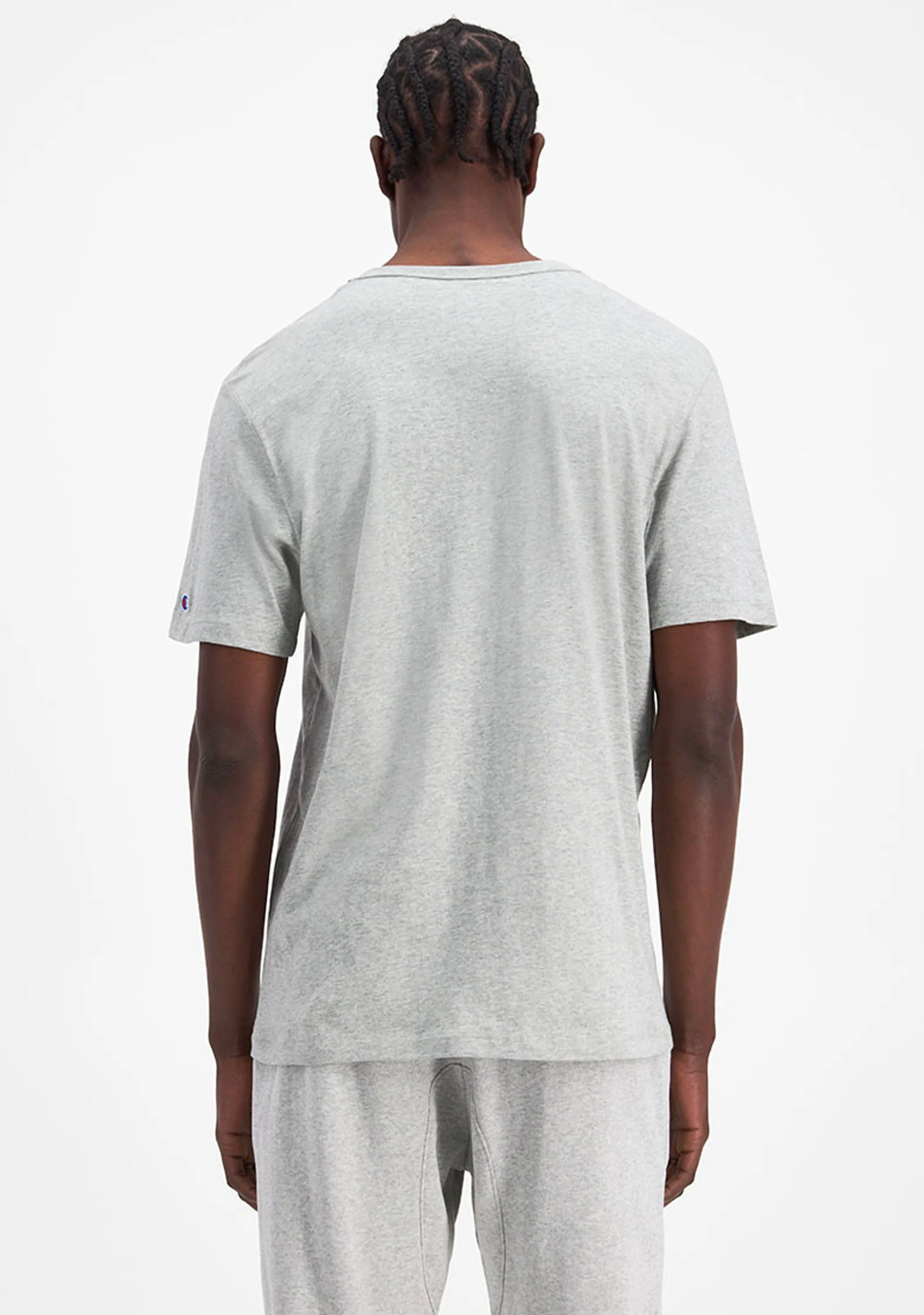 Champion Herren SPS Grafik Print T-Shirt Grau