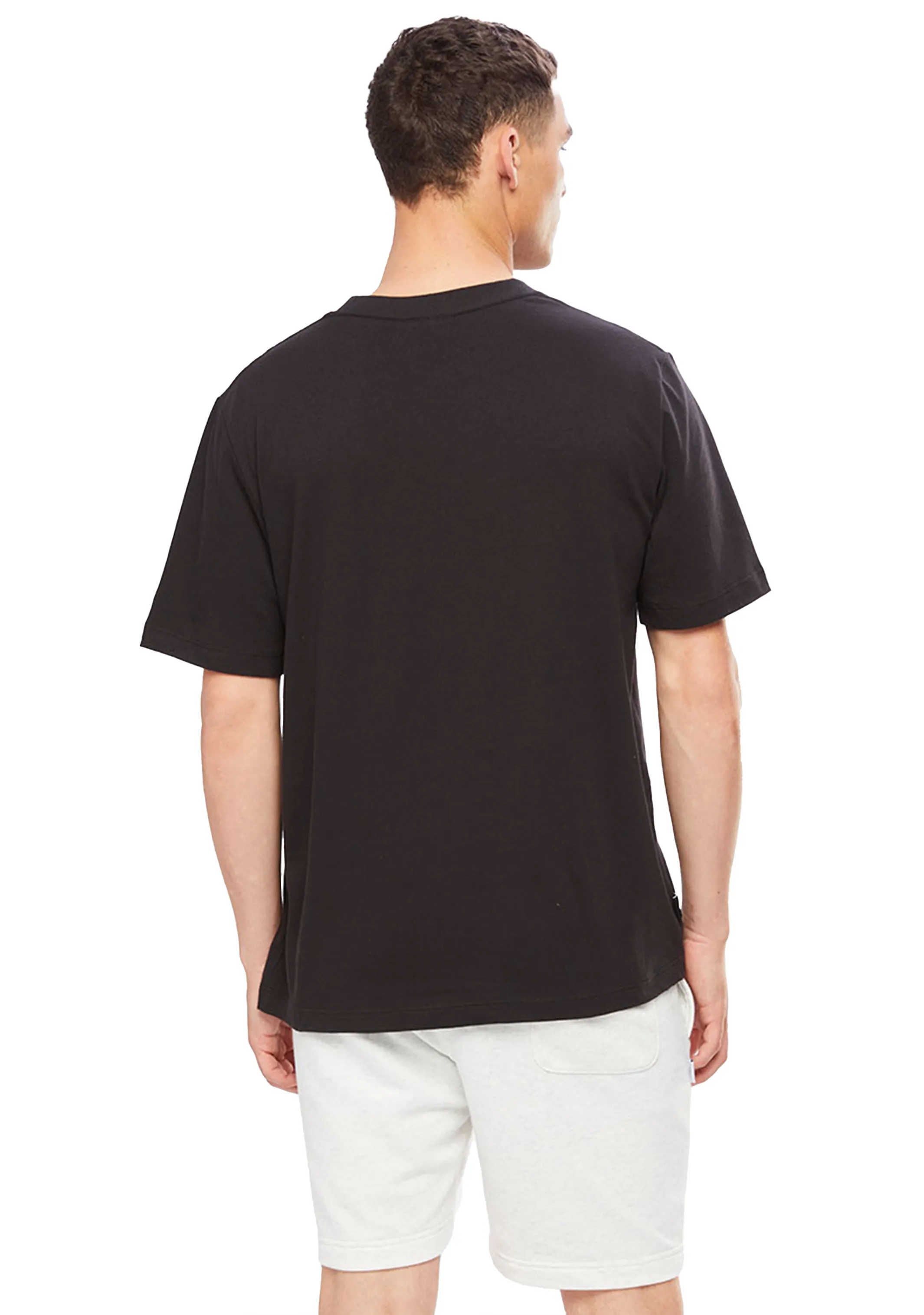 Champion Herren SPS Jersey Pocket Script T-Shirt <br> AW43N Schwarz/Weiß