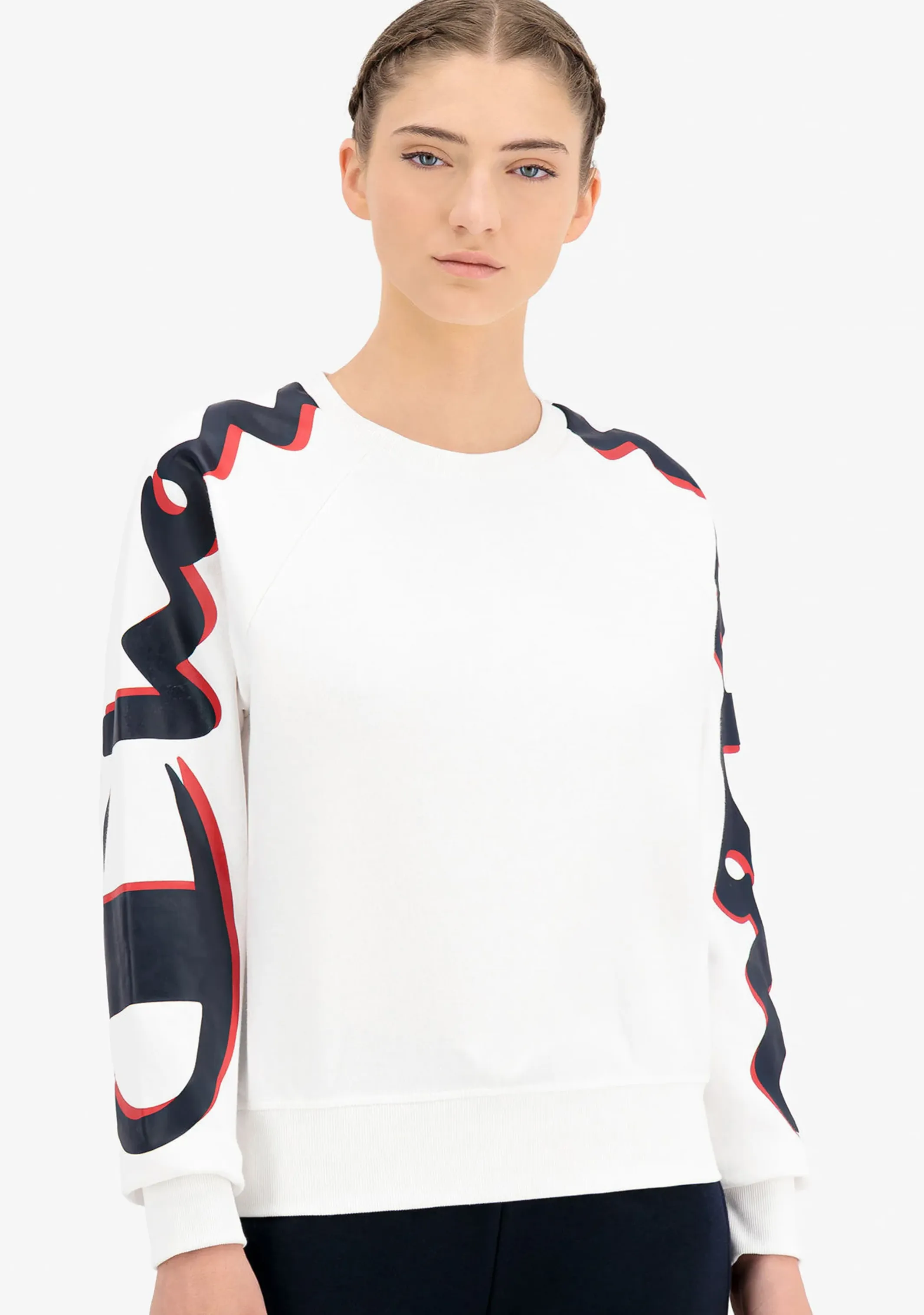 Champion Damen EU Rochester Addict Crew <BR> CT4YA1 WIT