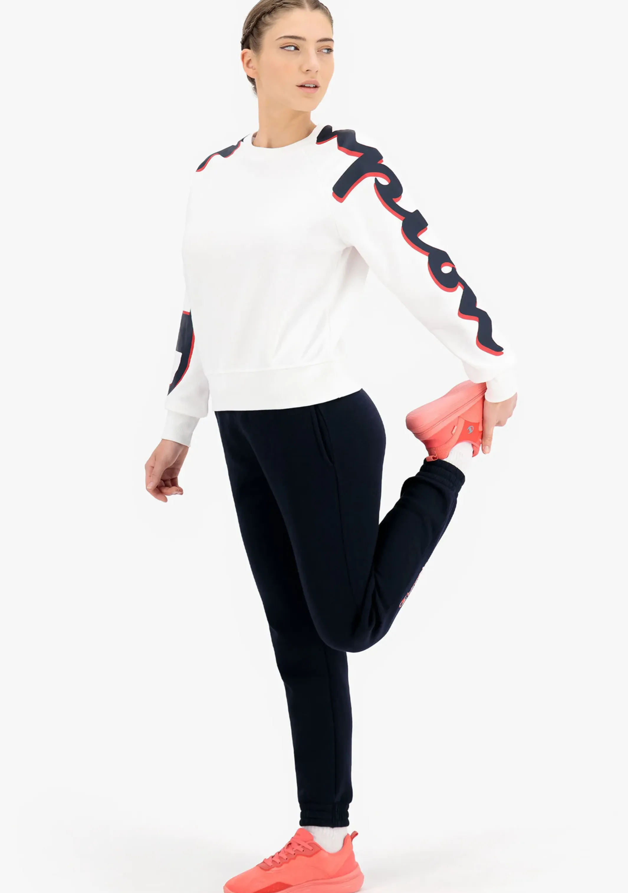 Champion Damen EU Rochester Addict Crew <BR> CT4YA1 WIT
