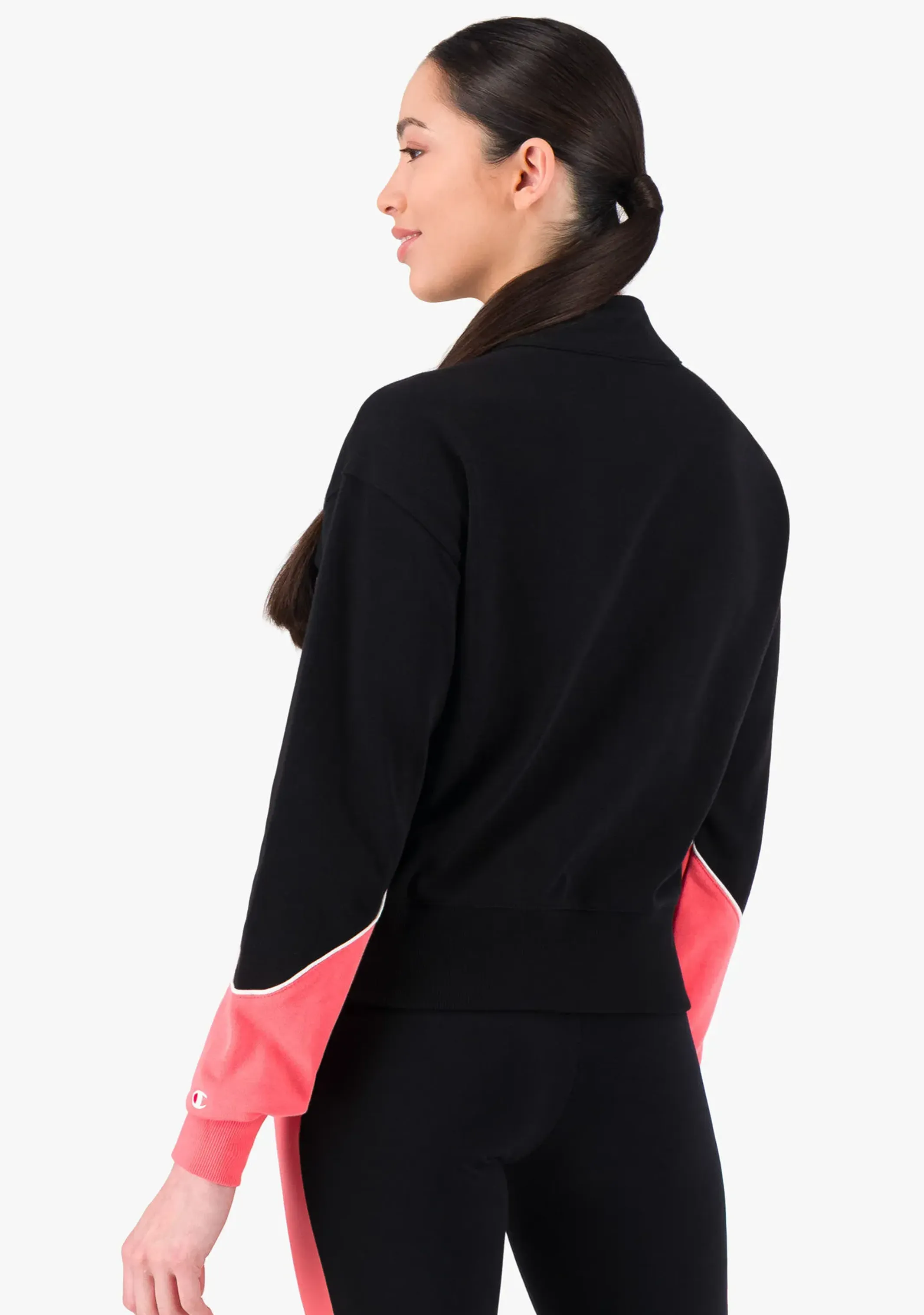 Champion Damen EU Rochester Neo Viertelzip Pullover <br> CTE8A1