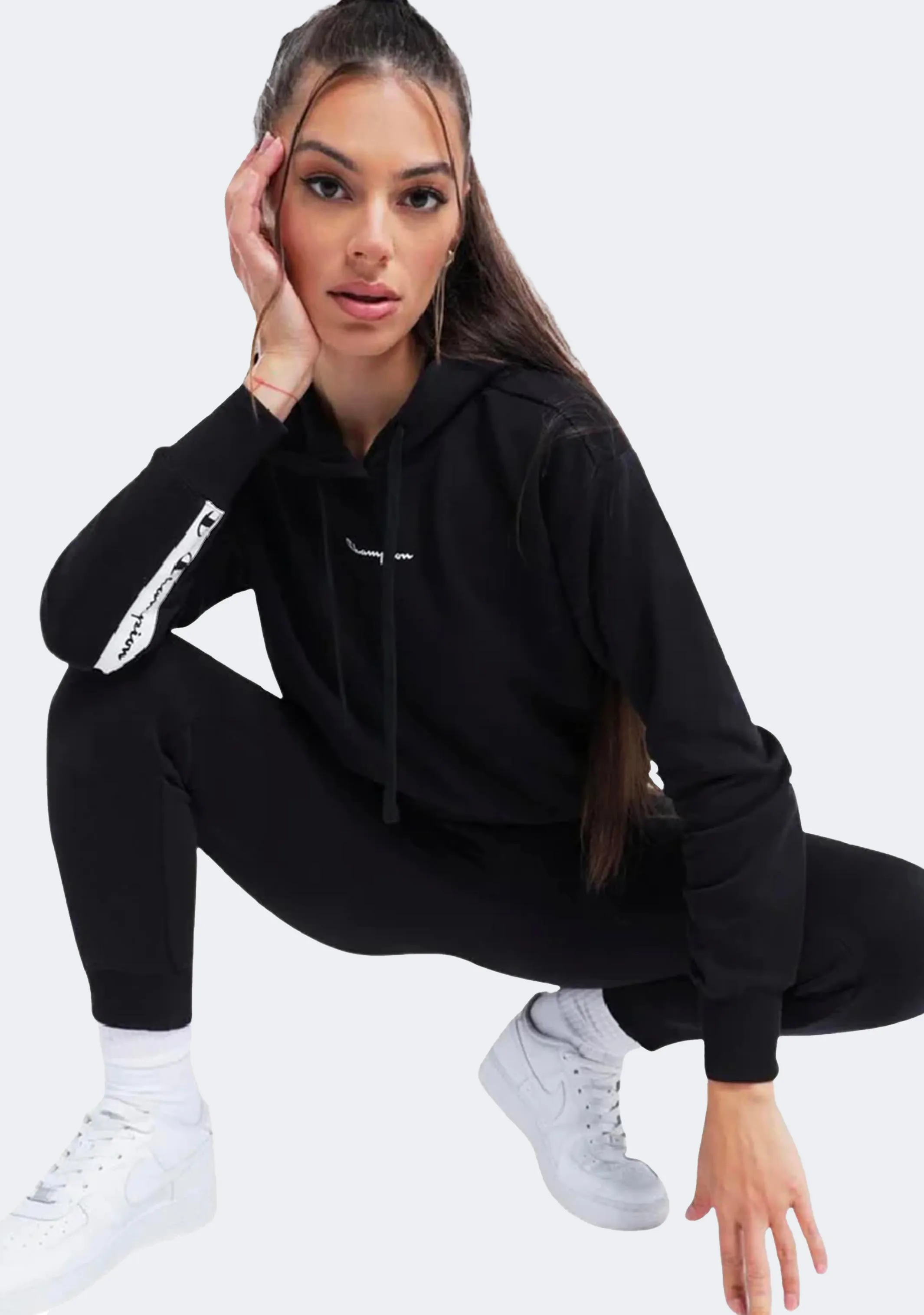Champion Damen EU Rochester Tape Hoodie