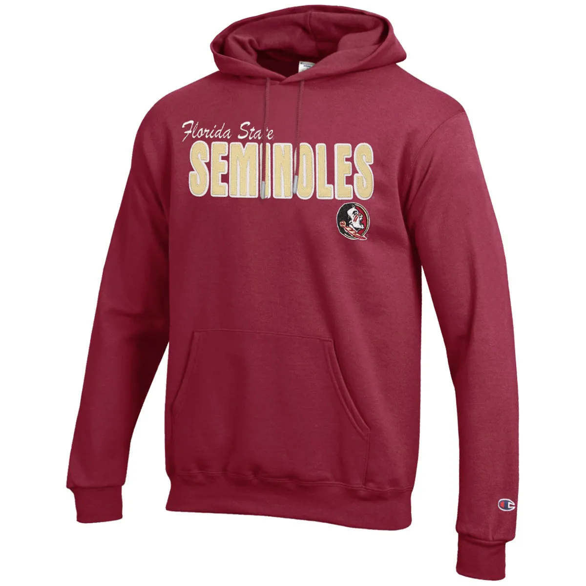 Champion Damen Florida State Seminoles/Seminole Logo Kapuzenpullover - Granat Champion Kleidung Damen