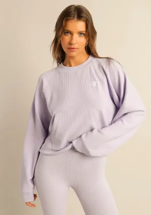 Champion Damen Lifestyle Flatback Rippenstrick-Pullover