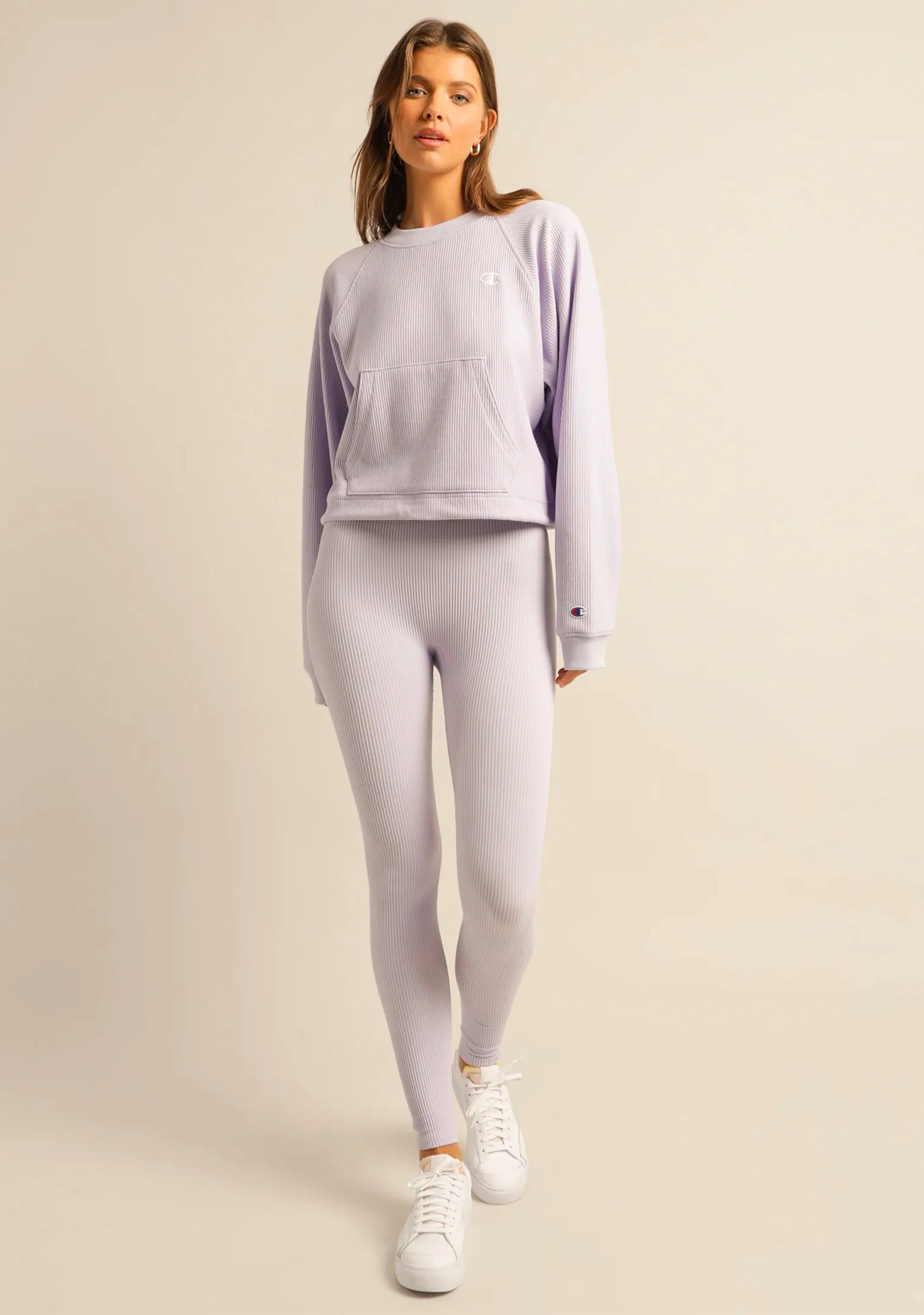 Champion Damen Lifestyle Flatback Rippenstrick-Pullover