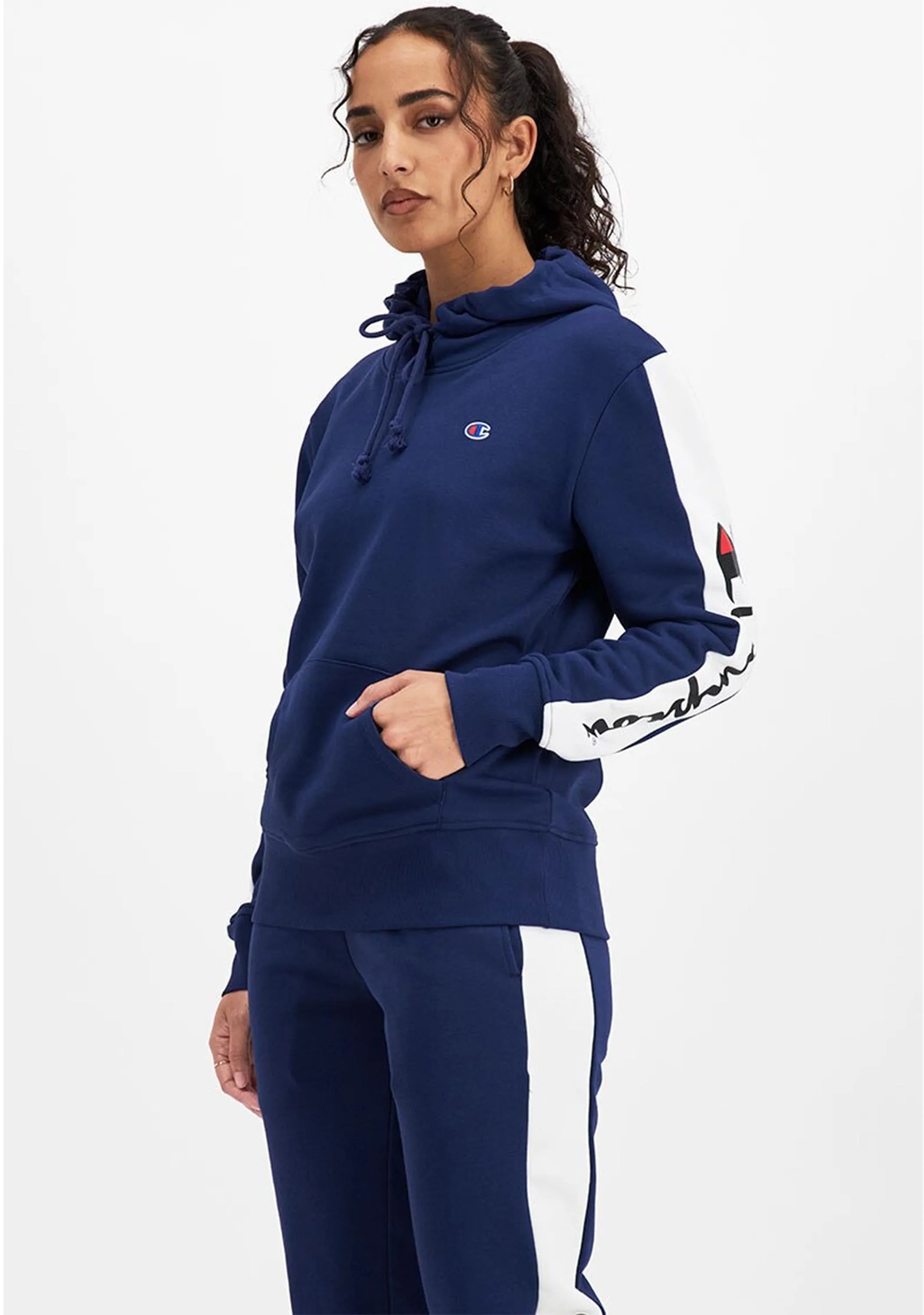 Champion Damen Panel Hoodie <br> CUN8N PGR